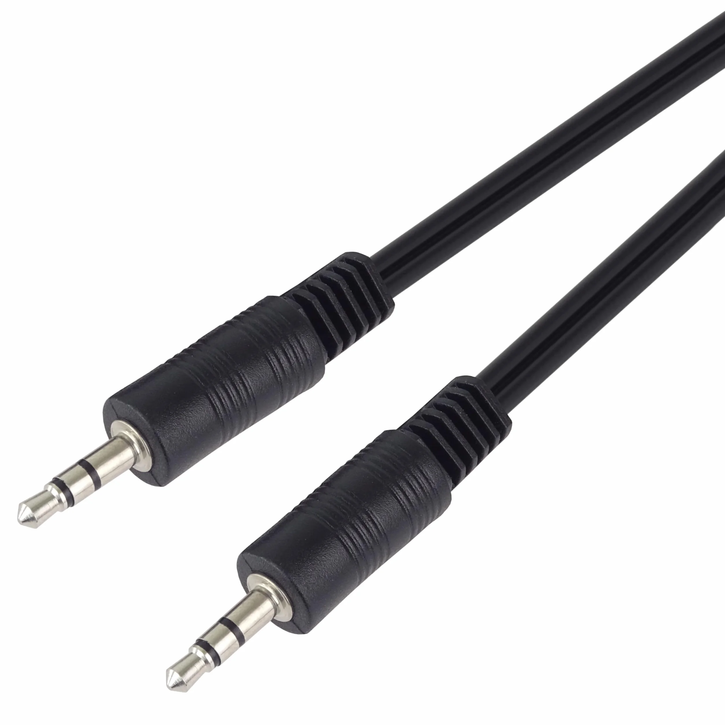 PremiumCord Câble Jack 10m, Fiche Jack 3,5mm, Mâle vers MâleCâble de Connexion Audio Casque Aux, pour TV Téléphones Portables Mp3 HiFi, Blindé, Couleur Noir