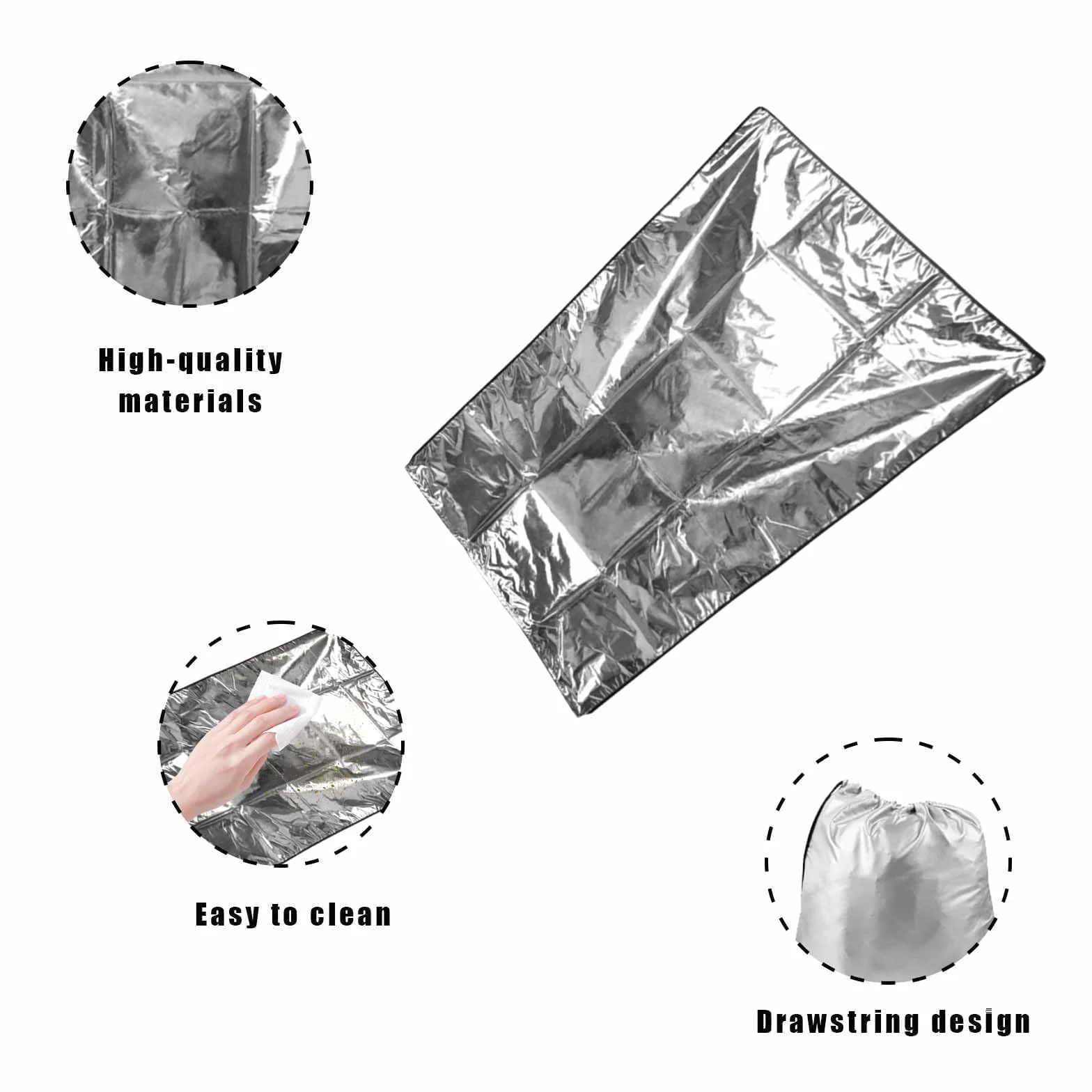 Housse de télescope imperméable 165cm x 120cm 420D Protection étanche