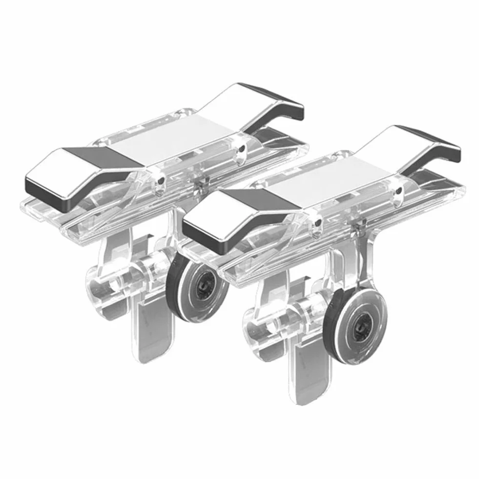 2pcs Mobile Game Controller L1R1 Trigger Fire Shooter Aim Button for PUBG