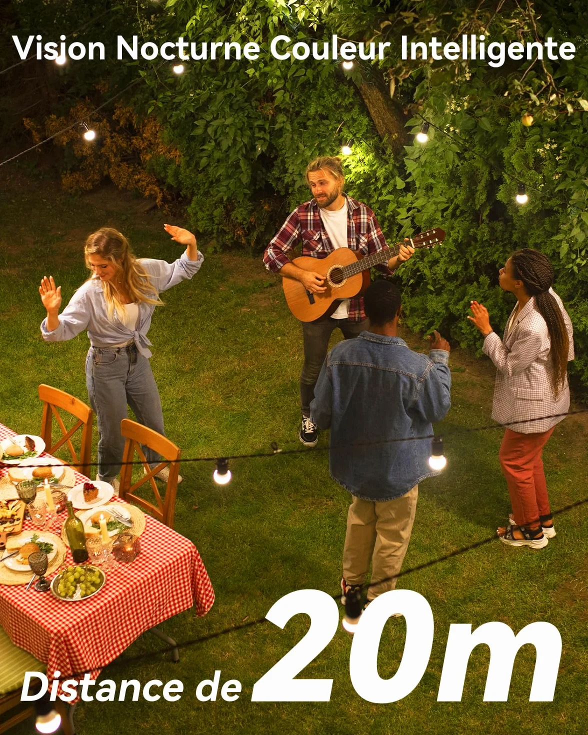 Imou 2K Caméra Surveillance WiFi Exterieure sans Fil Solaire 5000mAh 360° PTZ 2.4GHz IP65