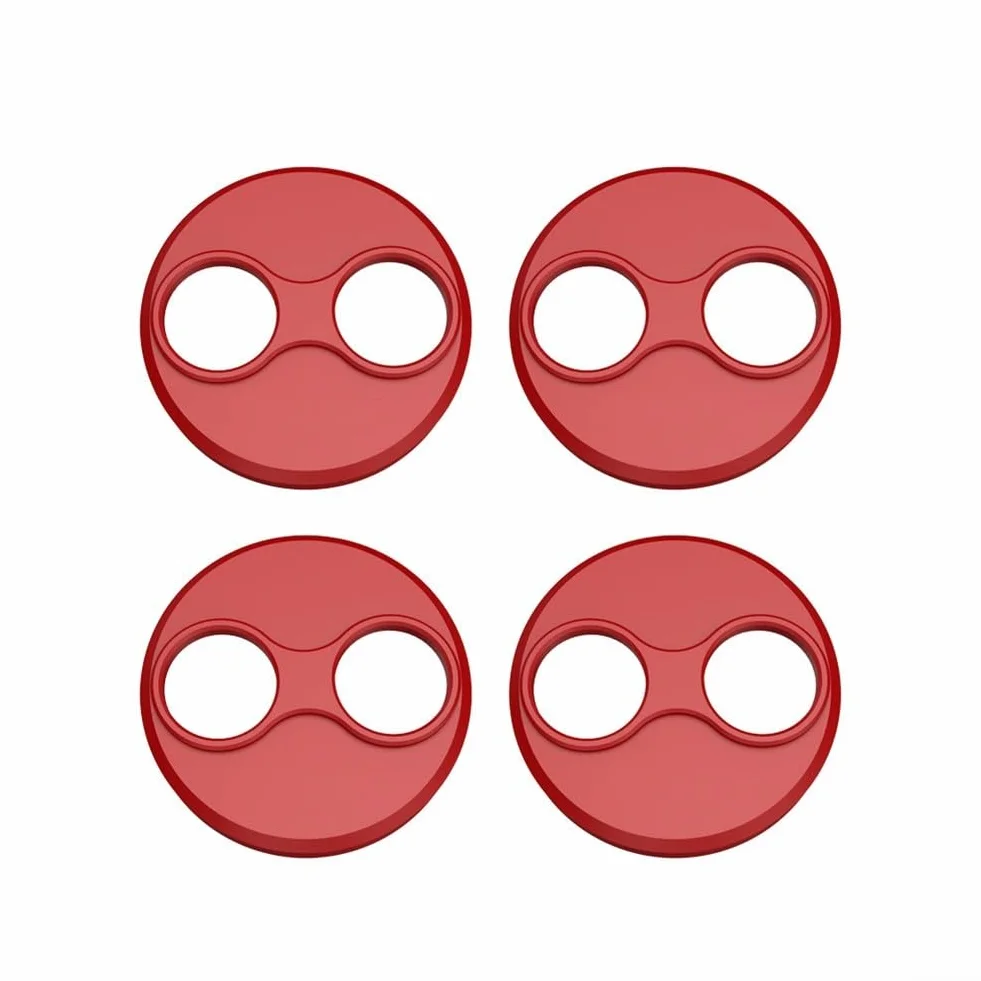 Couvercle de moteur pour DJI Mini 4 Pro, capuchon de protection en alliage d'aluminium compatible avec Mini 3 Pro SE, accessoires de protection anti-pagaie (rouge)