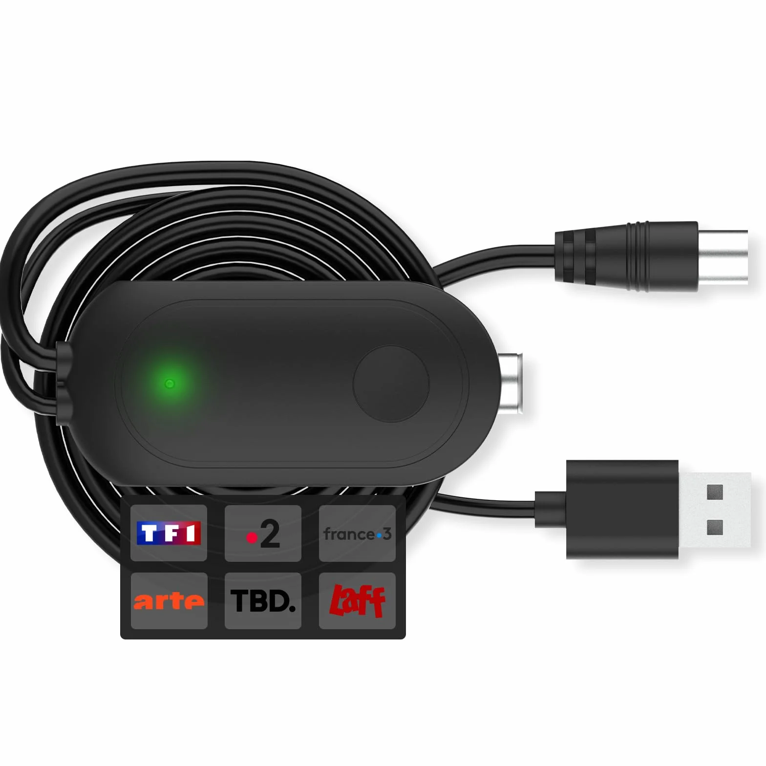 Amplificateur de Signal TV Booster TNT HD 4K avec Filtre 4G Intérieur Extérieur