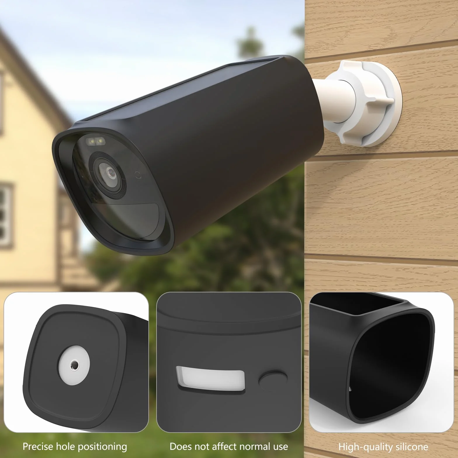 Coque en silicone pour caméra solaire eufyCam E40 - Étanche - En silicone - Pour caméra solaire eufy Security eufyCam E40