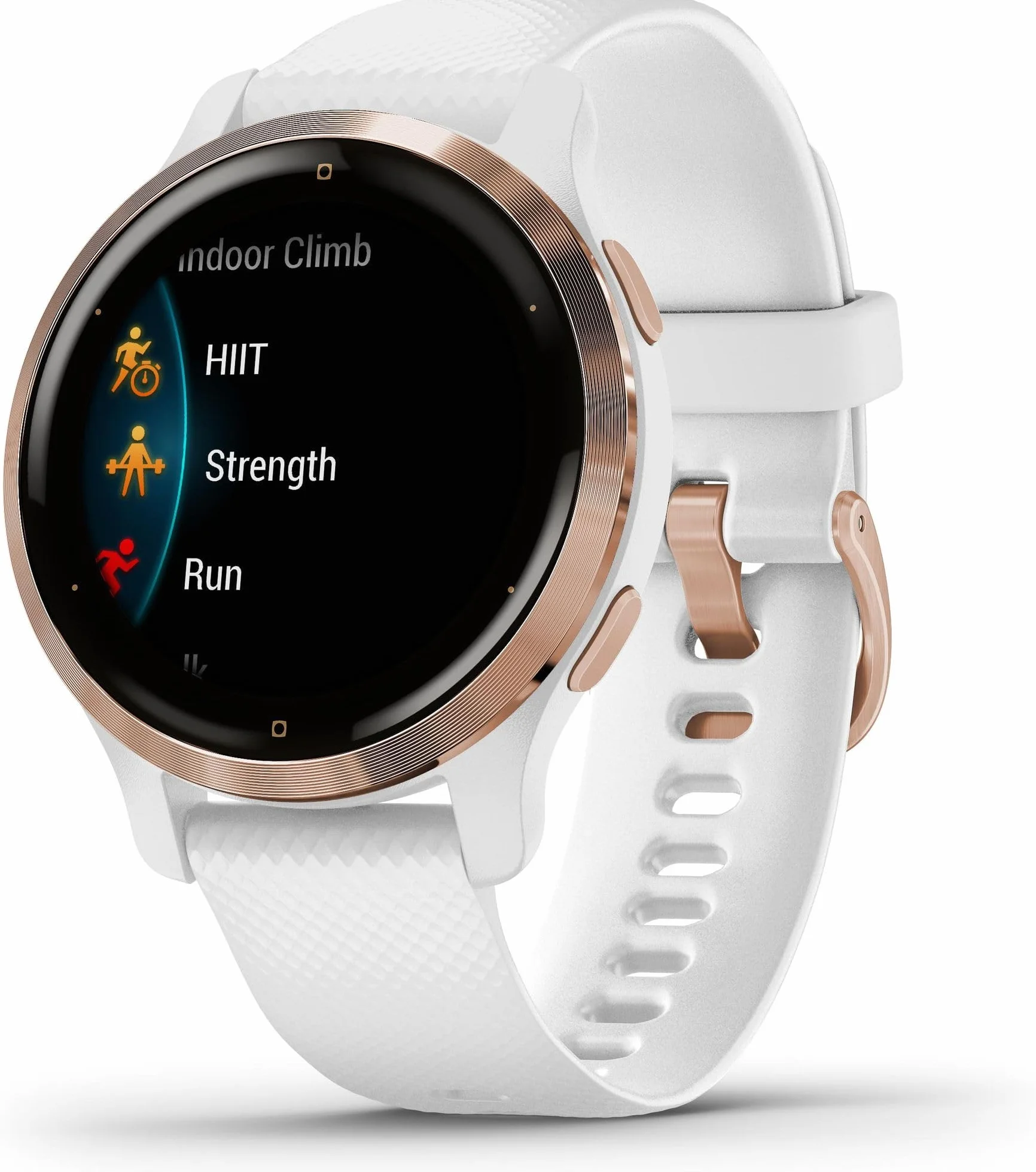Garmin Venu 2S – schlanke GPS-Fitness-Smartwatch mit ultrascharfem 1,1“ AMOLED-Touchdisplay, Gesundheitsfunktionen, über 25 vorinstallierten Sport-Apps, Music Pay