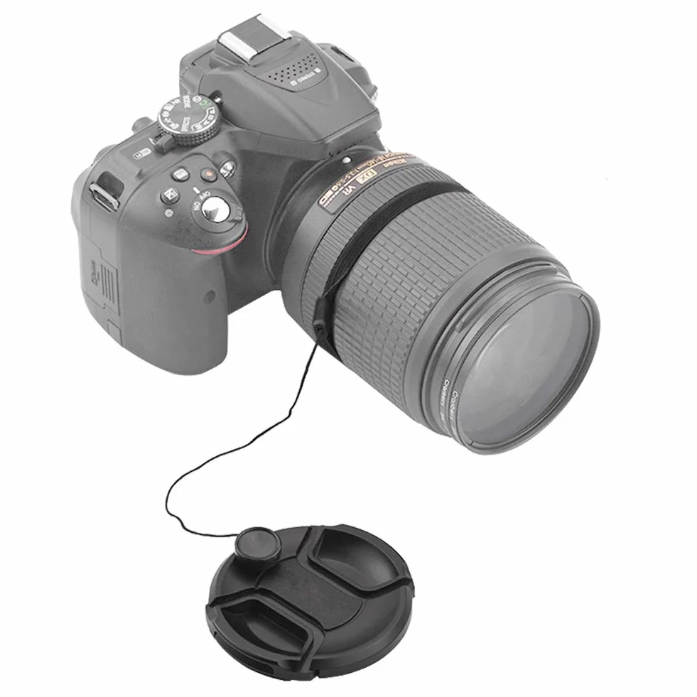 58mm Bouchon d'Objectif Cache Objectif pour Canon EF-S 18-55mm f/3.5-5.6 is II/STM/f/4-5.6 is STM Kit sur Canon EOS 4000D 2000D 1300D 1200D 850D 800D 760D 750D 700D 650D 600D 550D 500D 300d 250D 200D