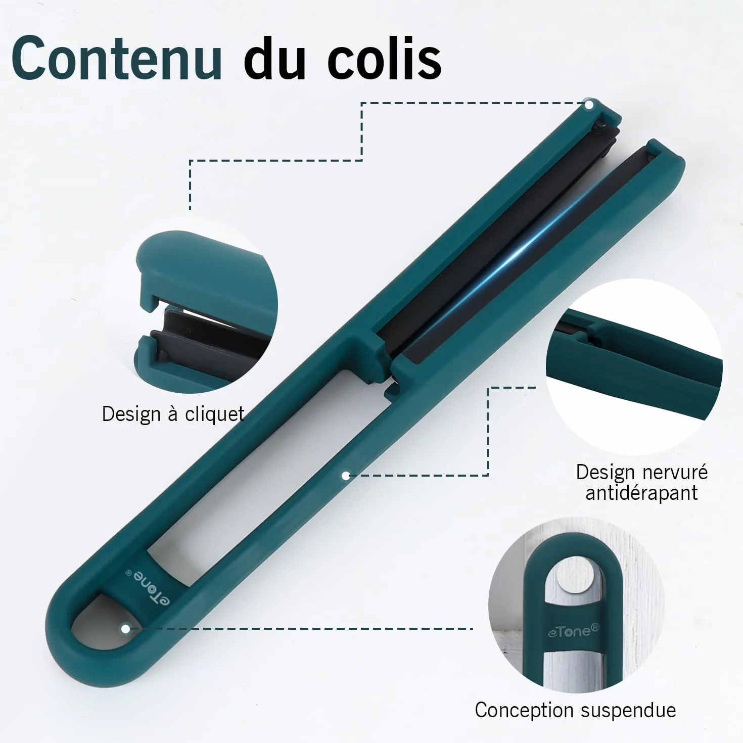 Raclette eTone pour Films 35 mm et 120, Lames Souples en Silicone, essuyage sans Traces, Compatible avec Les Films négatifs 135/120/4x5 (Vert)