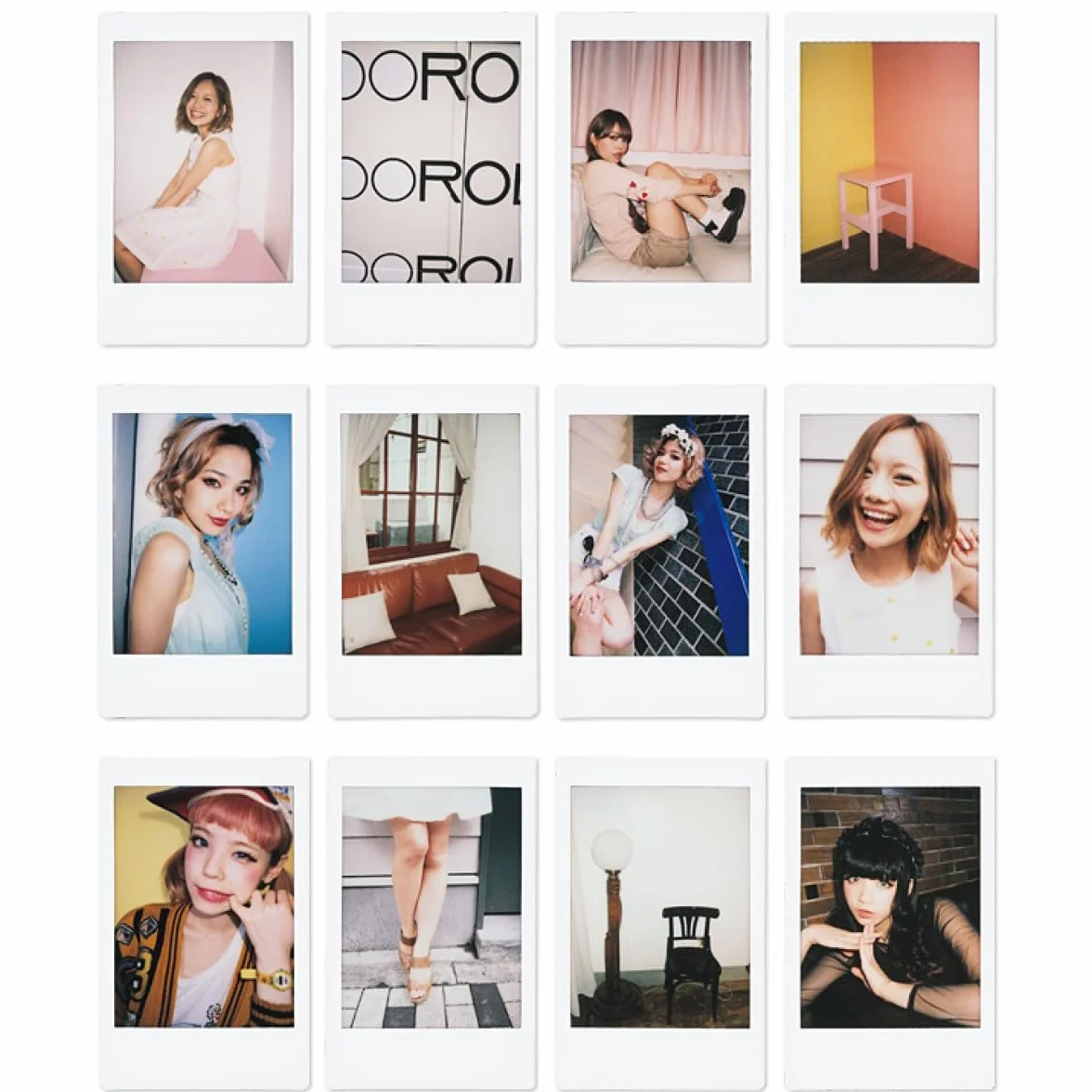 Fujifilm Mini film : 60 photos au total, (10 feuilles x 6) - Multipack pour appareils photo instantanés Fujifilm Bundle