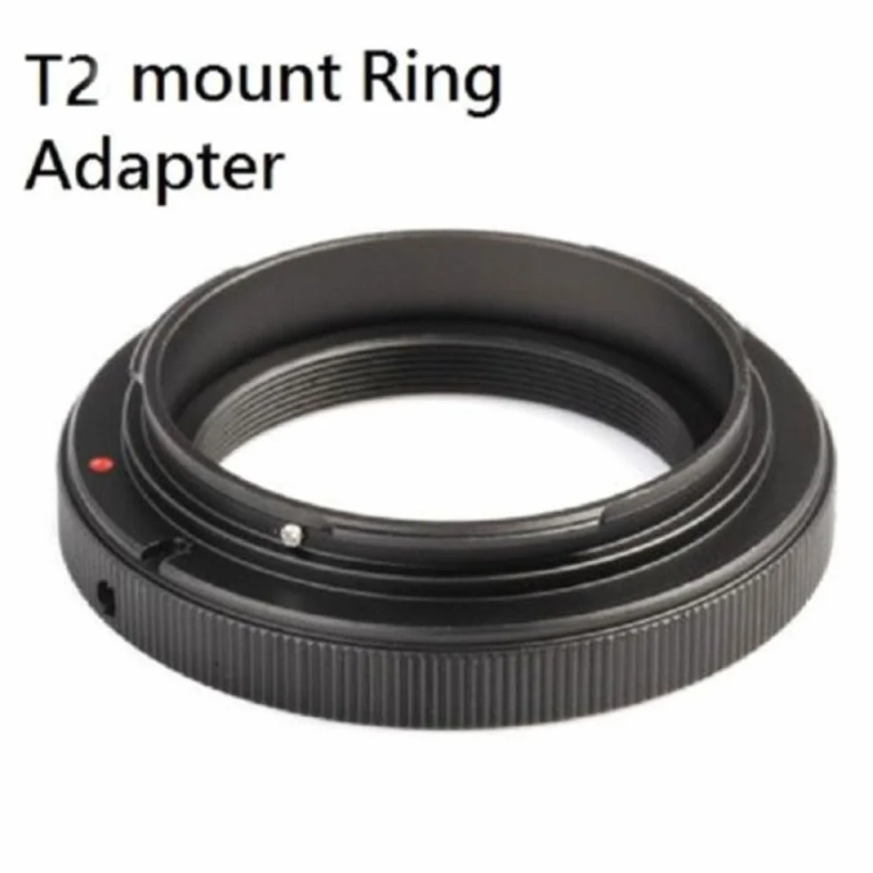 Bague d'adaptation universelle T2 en alliage d'aluminium pour Canon DSLR EOS (M42 x 0,75)