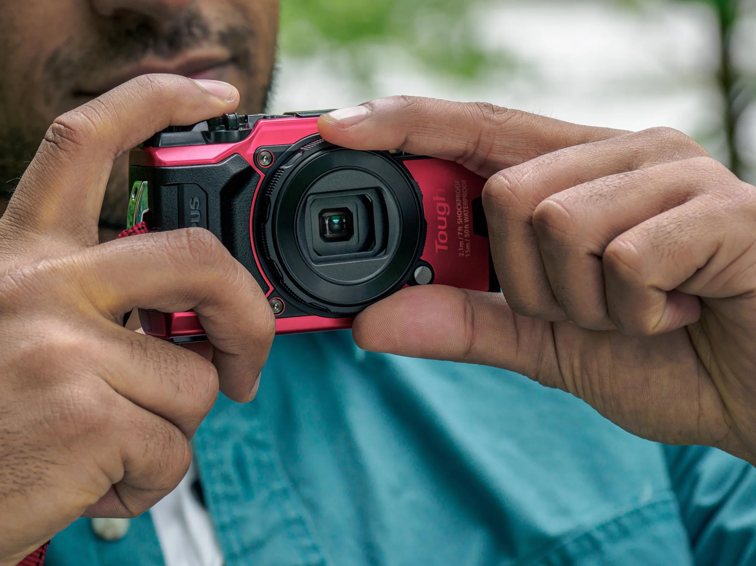 OM SYSTEM LB-T01 Protection d'objectif pour Olympus Tough TG-5, TG-6 et TG-7, Protection Contre Les Rayures et salissures, Mécanisme à Clipser