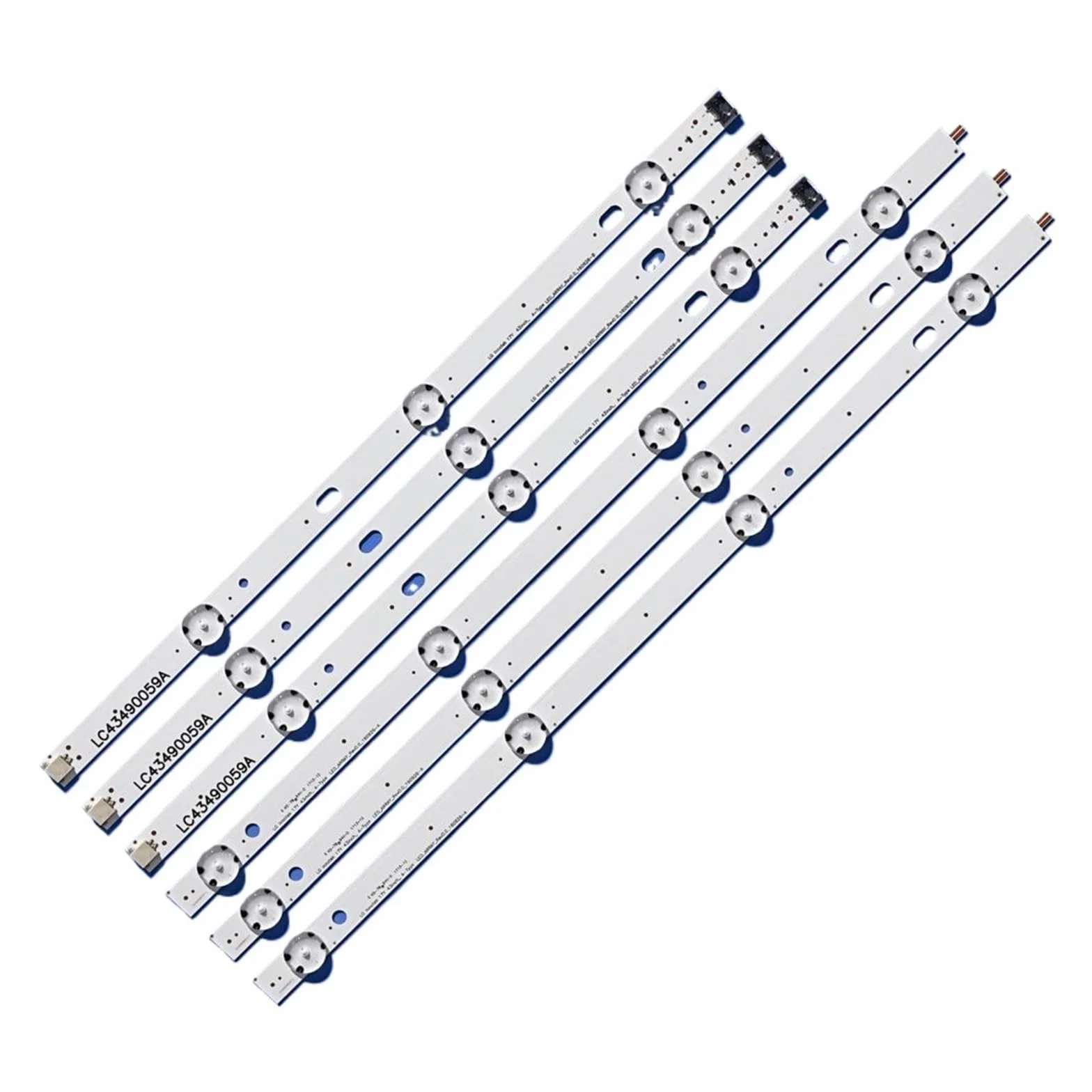 Bande De Rétro-éclairage LED pour LG 43uj630v 43uj651v 43uj634v 43uk6300plb 43uj635v Lc43490059a 43uj630y 43uj6300 43UJ6500 43UJ6560