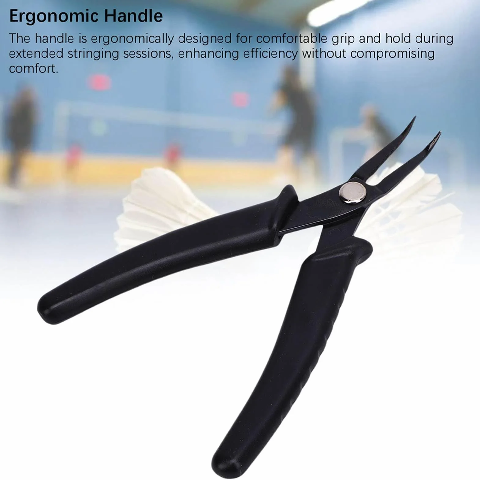 Pince de Cordes de Nez Courbe 14 Cm pour Raquettes de Tennis de Badminton
