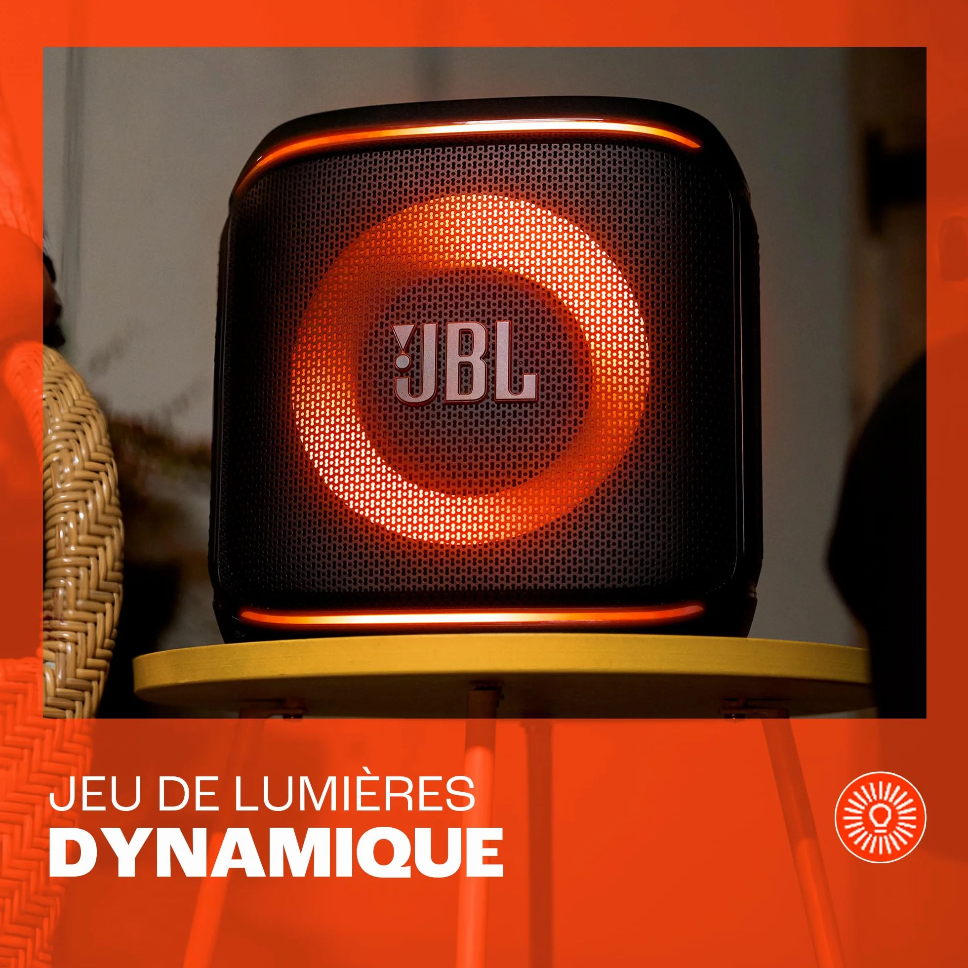 JBL Partybox Encore 2, Enceinte Bluetooth sans fil, 15 h autonomie, IPX4, Son JBL Pro, noir