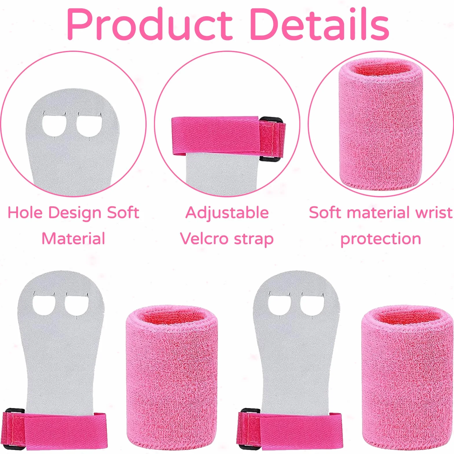 Manique Gymnastique Fille Barre Asymétrique Ensemble Fitness 4 Pièces