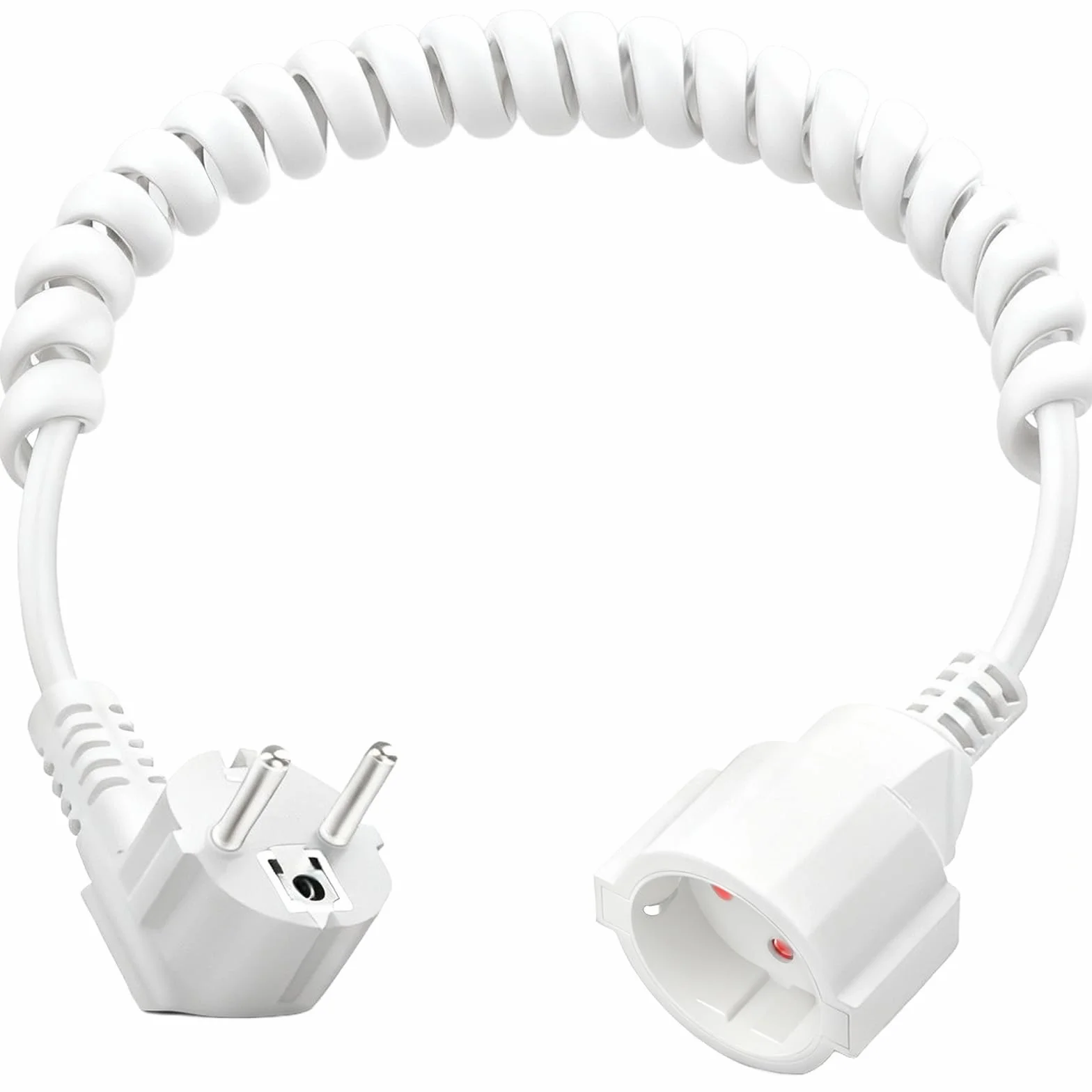 Câble de Rallonge Schuko Spiralé 3 x 1,0 mm² IP20 0,6-2m