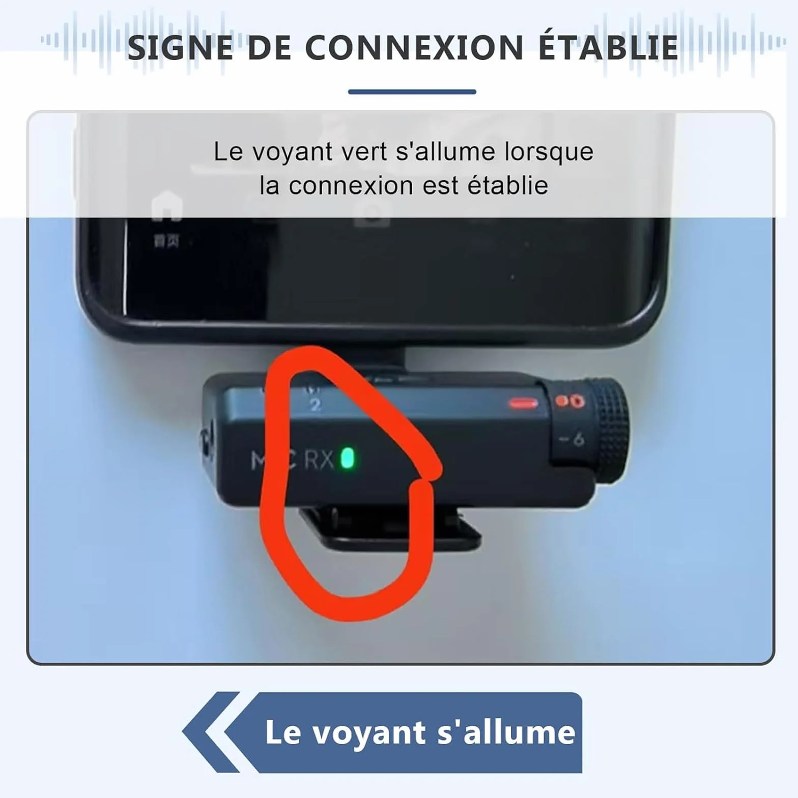 Adaptateur pour DJI Mic Mini Type-C