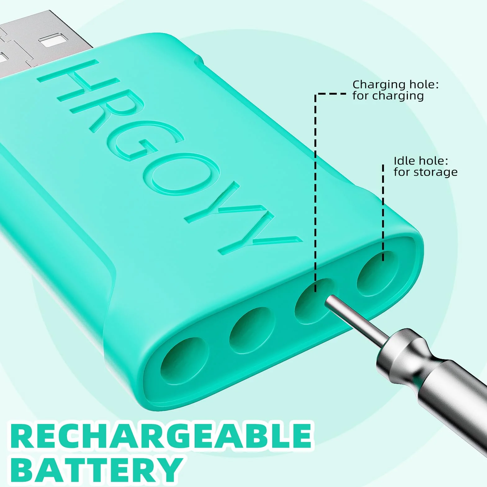 CR425 LED Flotteur de Pêche avec Batterie Rechargeable USB et Chargeur