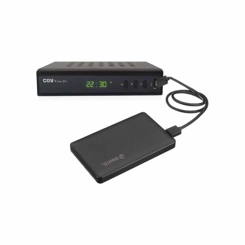 CGV etimo 2T-C Recepteur/enregisteur TNT HD Double Tuner NOIR | Réception des chaînes étrangères et locale de la TNT