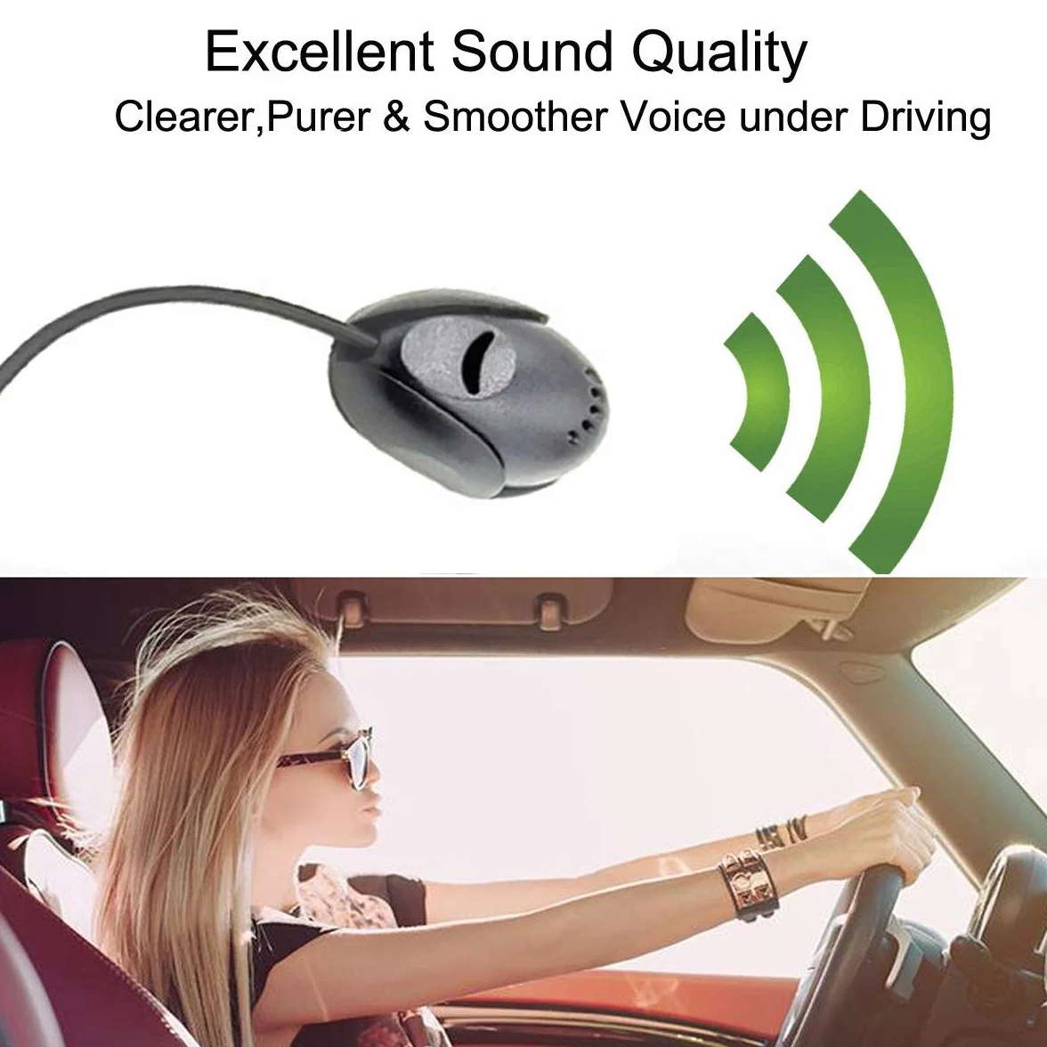 Microphone Externe de 2,5 mm pour Microphone de Voiture Pioneer Mic Externe de Remplacement pour Micro Autoradio Voiture Véhicule Unité Principale Bluetooth Audio Stéréo GPS DVD
