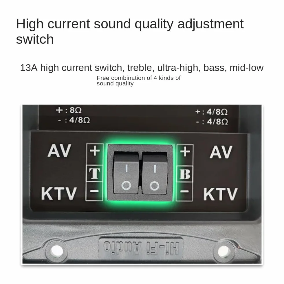 800 W 2 Voies Haut-Parleur Séparateur de Fréquence Audio Aigus Basses 2 Unités Filtres Croisés Bricolage HiFi Home Cinéma Installation Facile