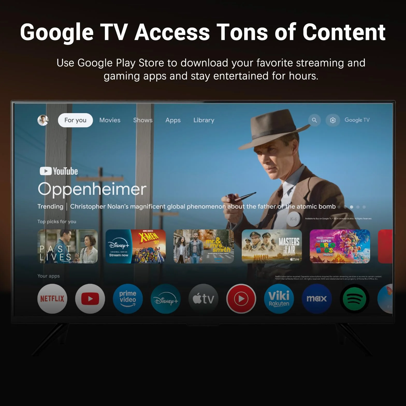 Xiaomi TV Stick 4K (2nd Gen), Clé de Streaming Mi Google TV Compatible avec Google Cast, Télécommande Vocale, Prend en Charge Le Wi-FI 6, HDR10+, Dolby Vision, Dolby Atmos et DTS:X, Chaînes Gratuites
