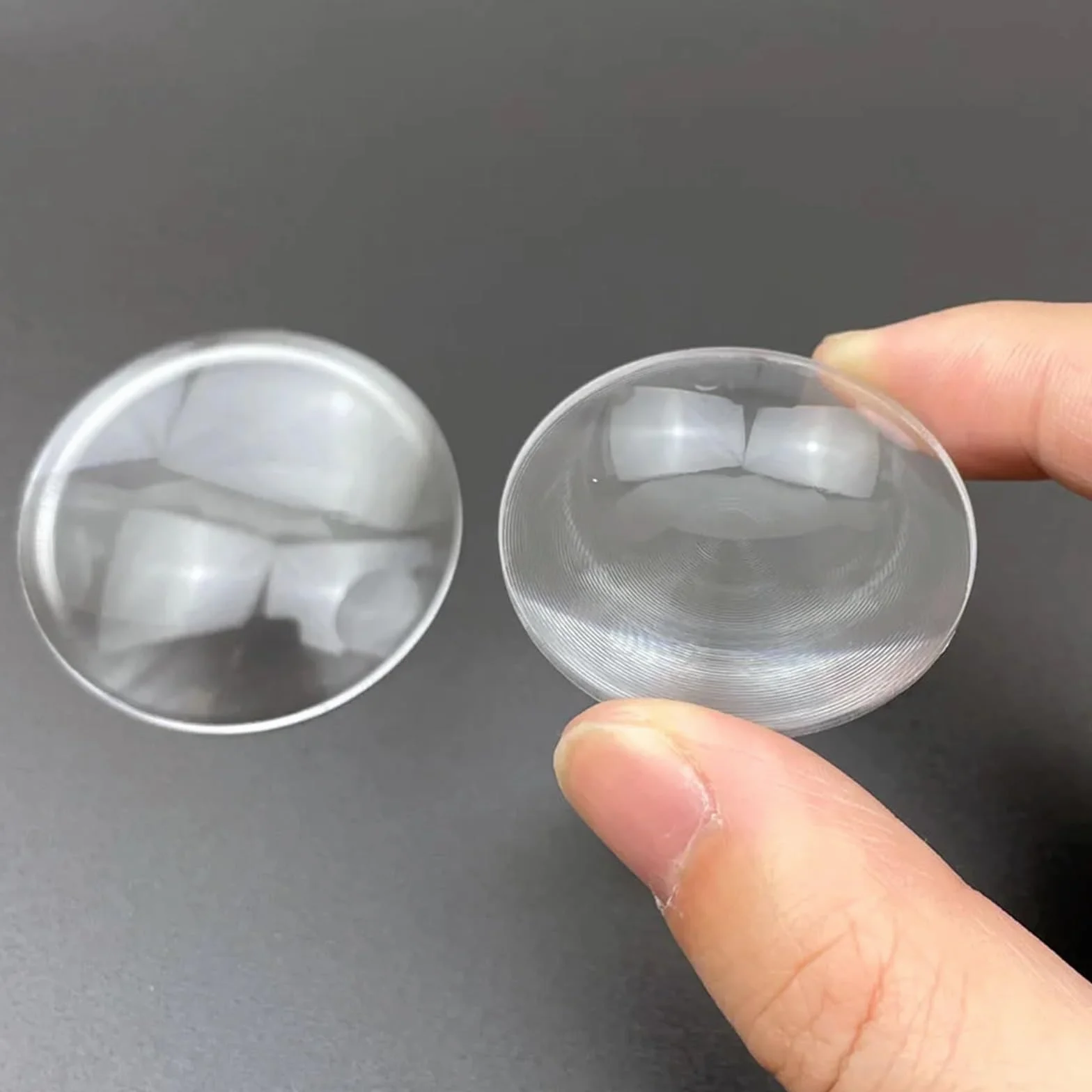 Lentille de Fresnel Ronde Optique PMMA filetée, lentilles concentriques à condensateur 20 mm, 40 mm, 42 mm, 50 mm, 60 mm, 70 mm for projecteur LED VR(D30mm FL50mm)