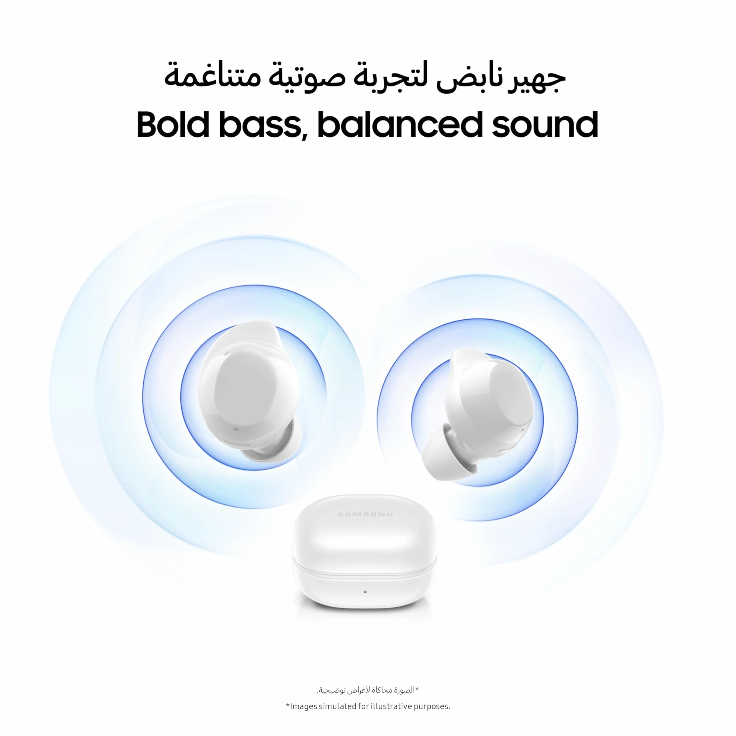 Samsung Galaxy Buds Core True Écouteurs Bluetooth sans Fil, Suppression Active du Bruit, Ajustement sécurisé avec Embout d'aile, appariement Facile, Commutation Automatique, contrôle Tactile, Noir