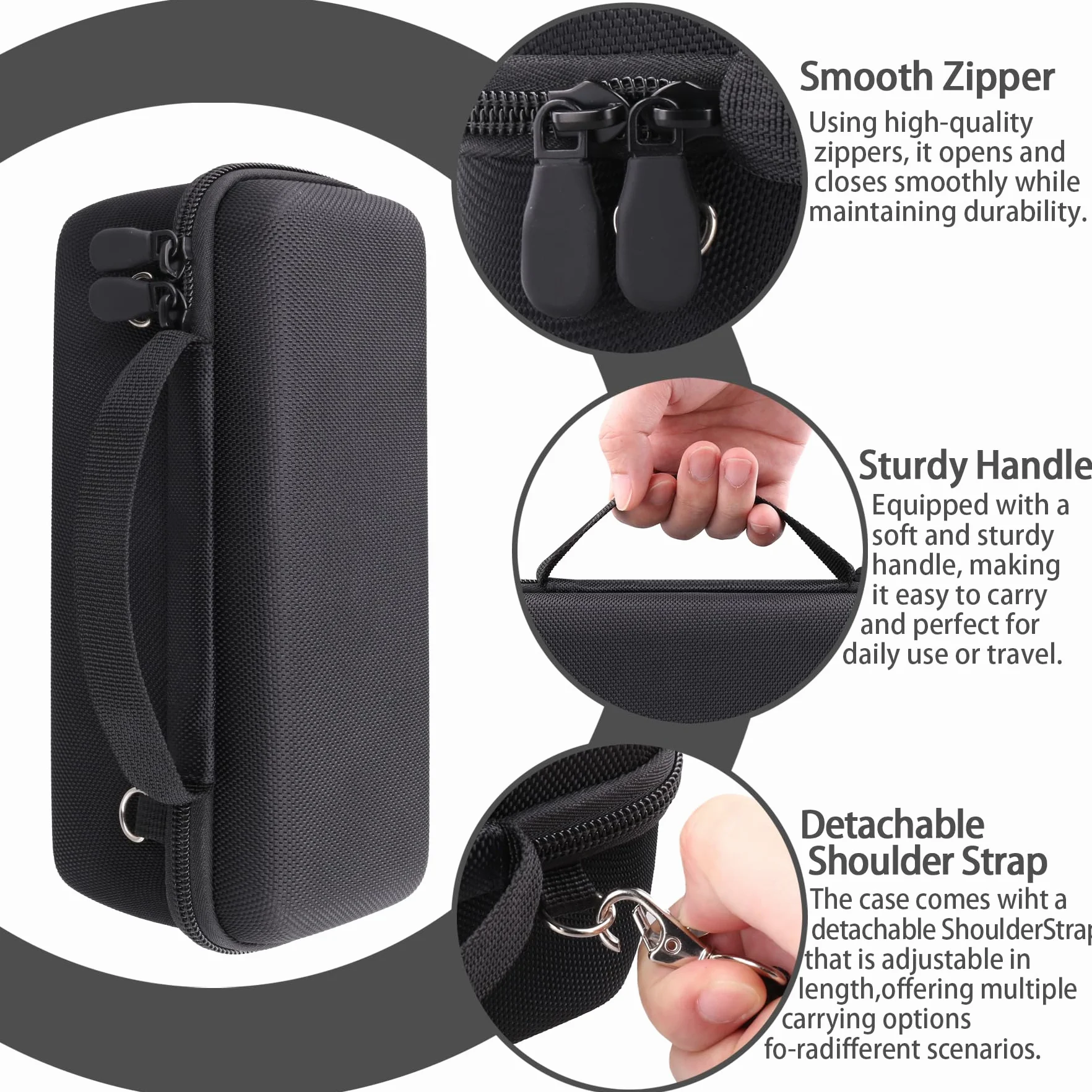 co2CREA Dur Étui de Voyage Rigide Housse Cas Coque pour JBL Tuner 3 Portable