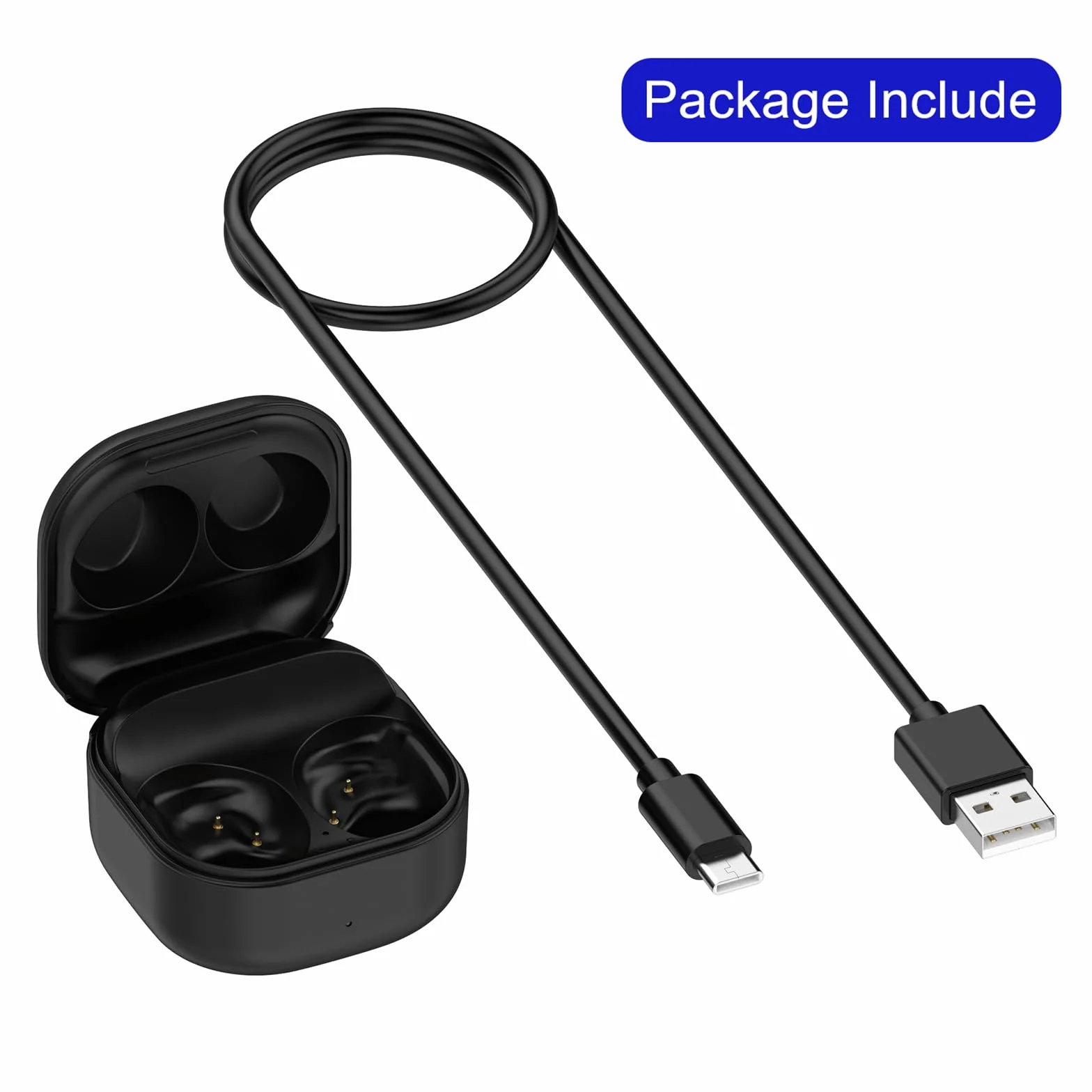 Coque de charge Samsung Galaxy Buds FE SM-R400 boîtier rechange noir