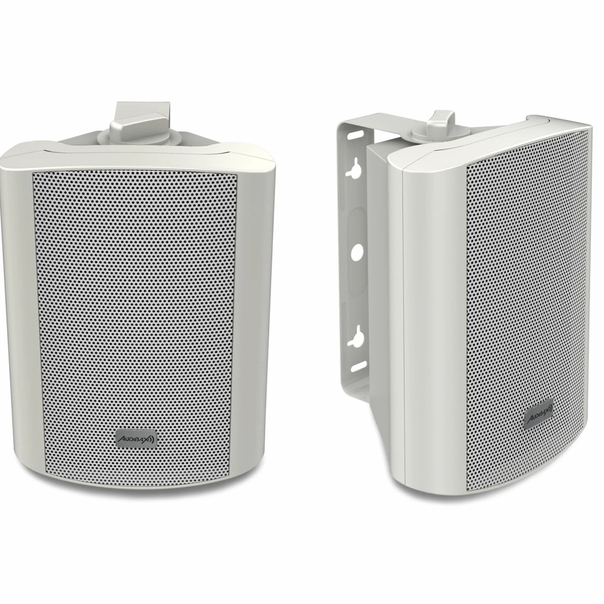 Audibax Pícolo PR-52W Enceintes Hi-Fi Passives d'Étagère 100W 5" Paire Stéréo 2 Voies Support Mural Inclus