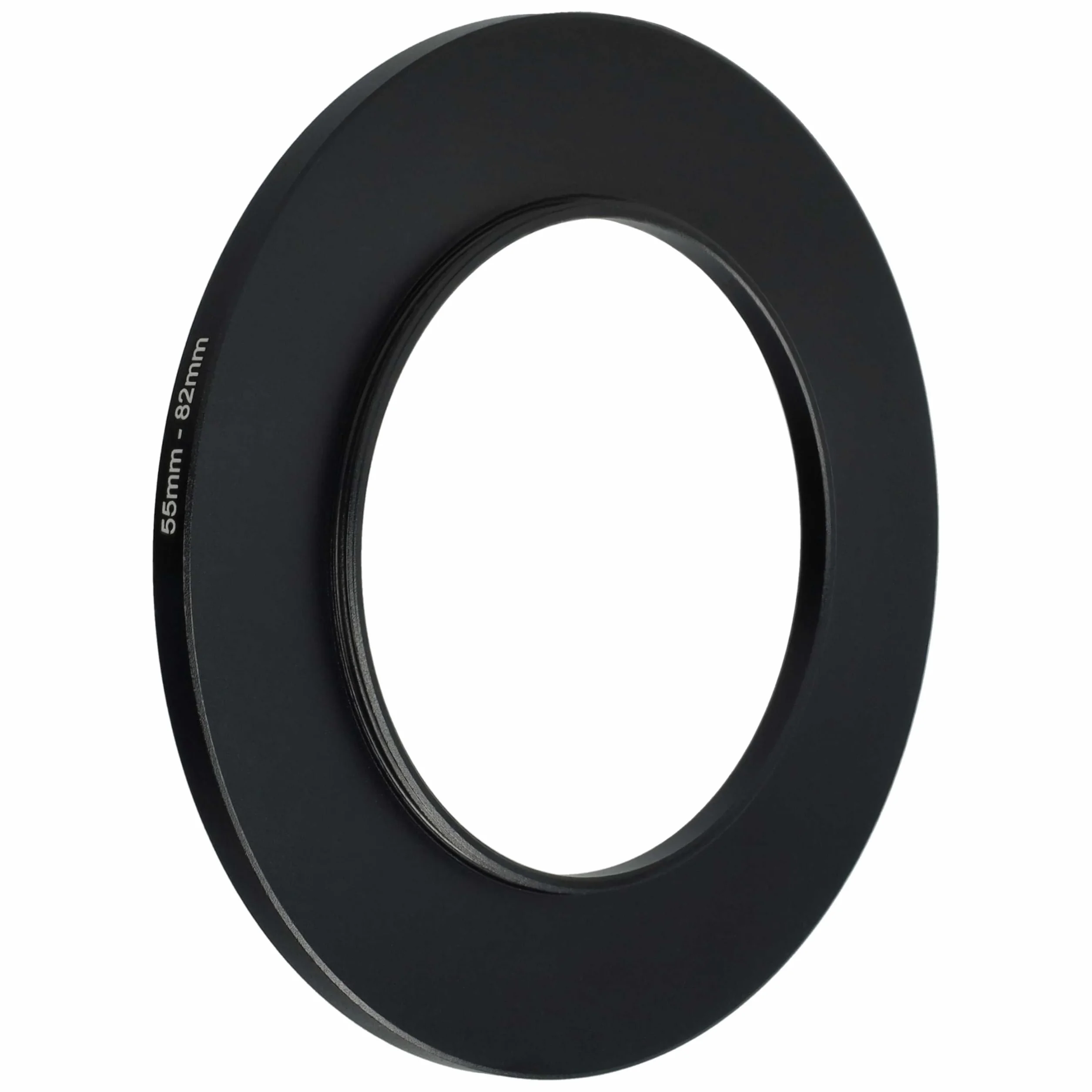 vhbw Adaptateur de Filtre Step-Up 55mm - 82mm pour Objectif d'appareil Photo, métal Noir