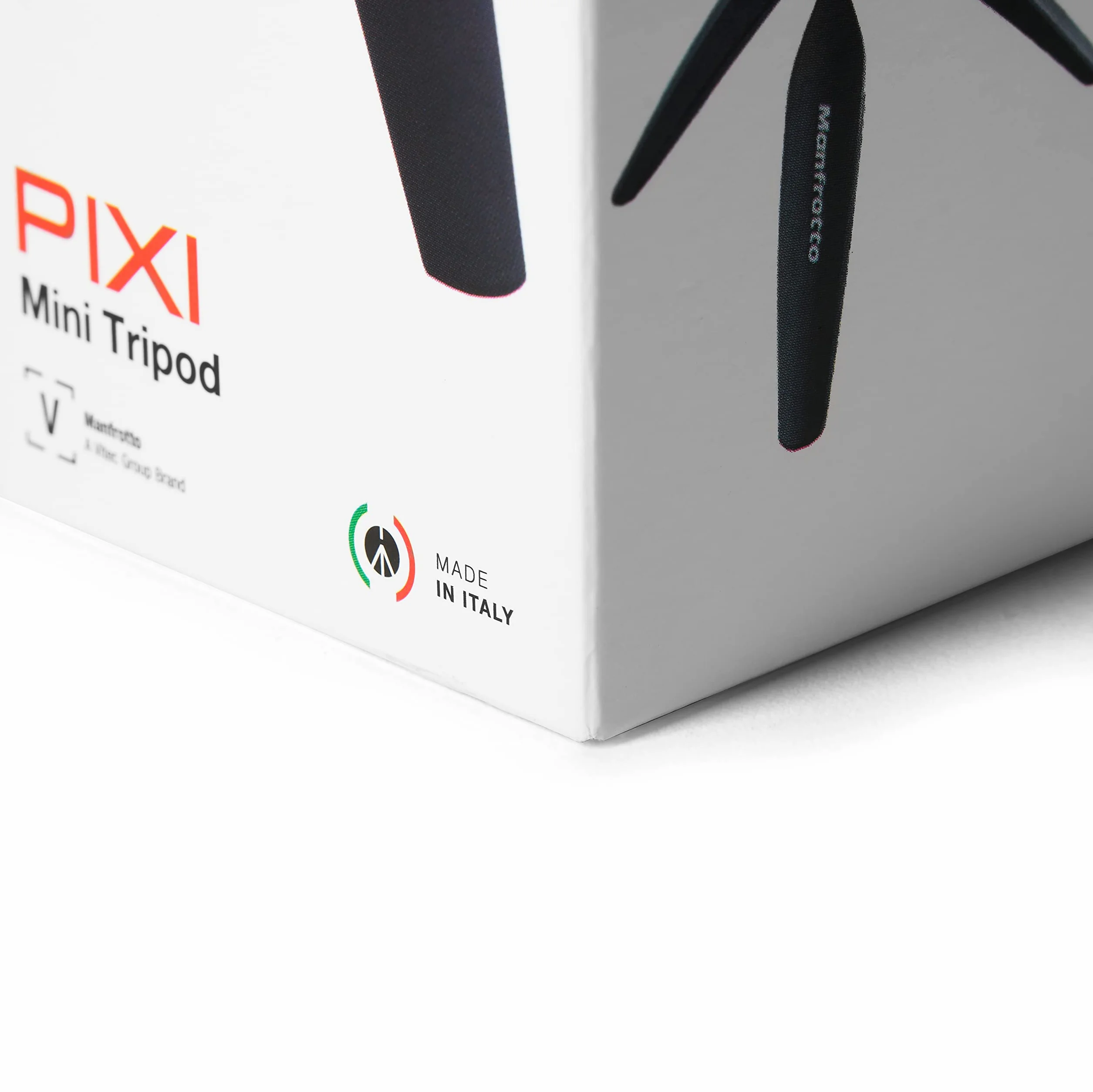 Manfrotto PIXI Trépied de Table pour Appareil Photo Numérique, fabriqué en Italie, Noir, MTPIXIMII-B