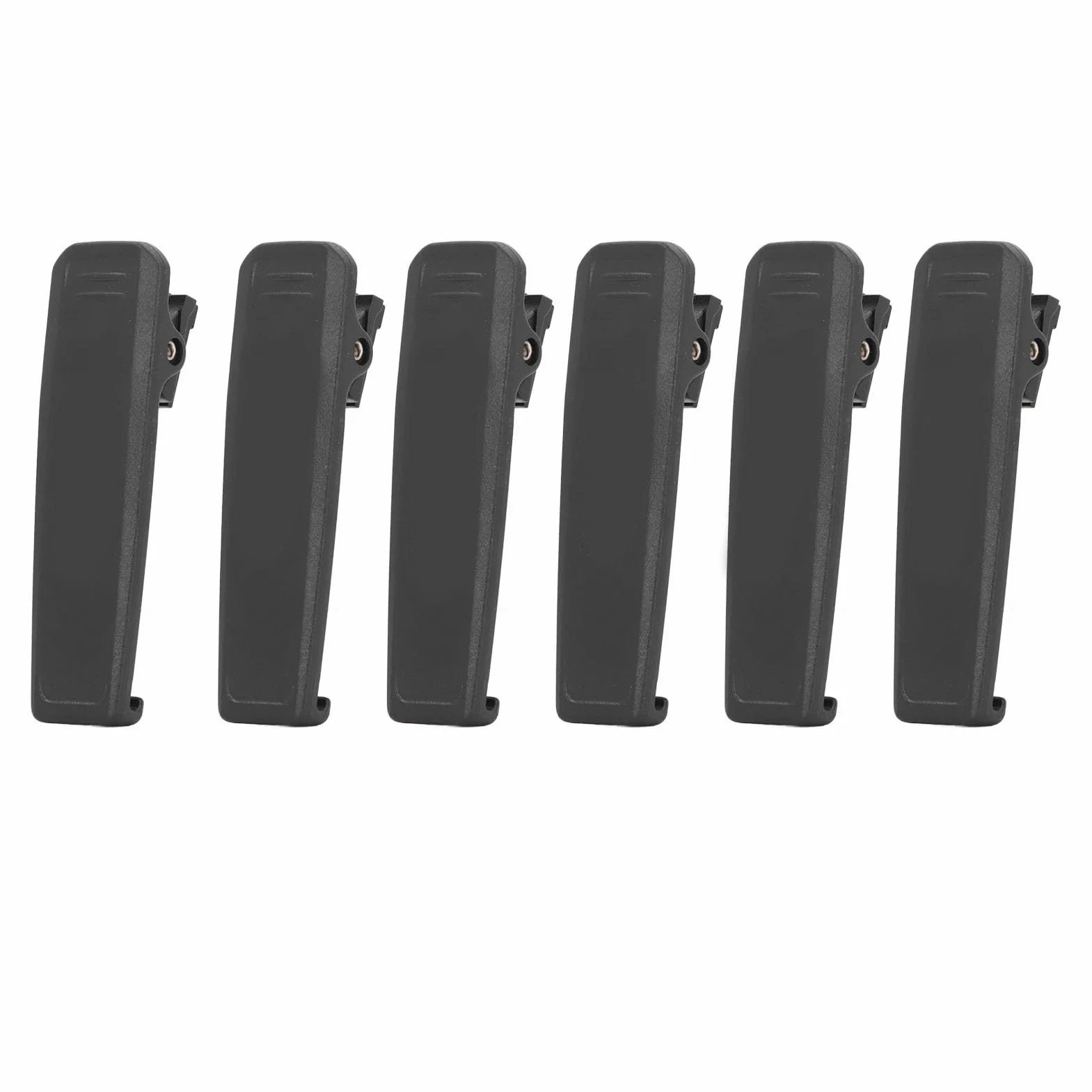 Lot de 6 Clips de Ceinture de Rechange pour Radios IC F1000, IC V10MR, IC F2000D, IC F2000T, IC V88, IC U88, Compatibles avec Batteries BP-279 BP-280