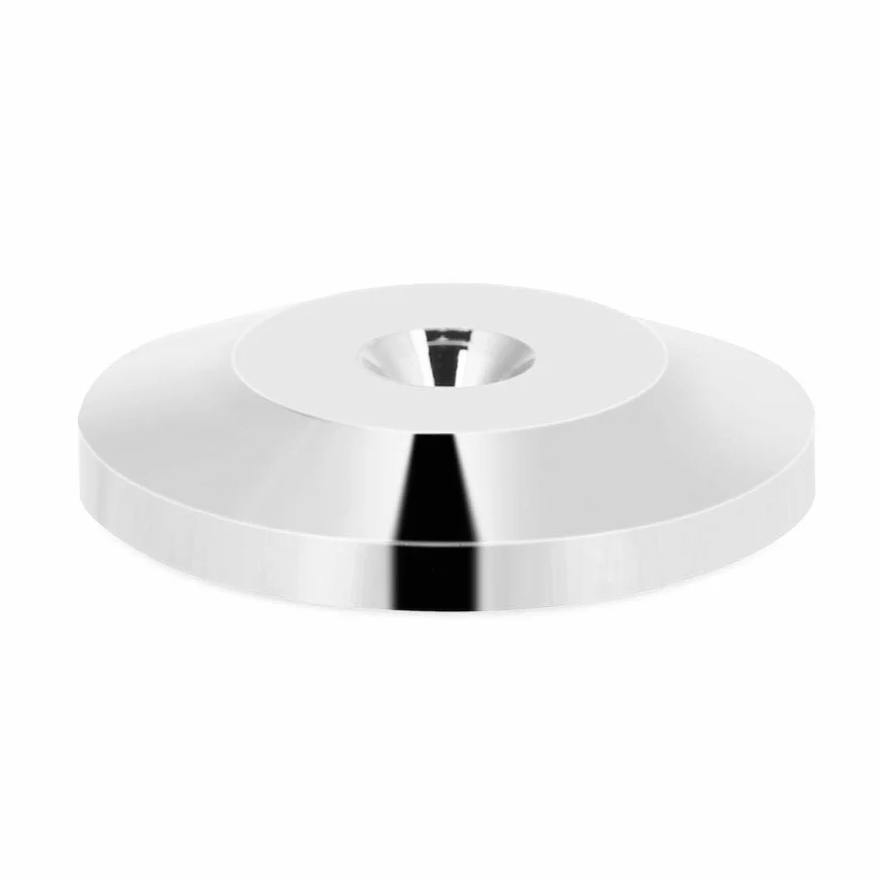 Shock Base Pad de Haut-Parleur, 8PCS Pointes de Haut-parleurs Spikes, HiFi Haut-Parleur Amplificateur Audio CD Isolation Pied Cône Pieds Antichoc Base Pad pour Amplificateur, CD(Argent)