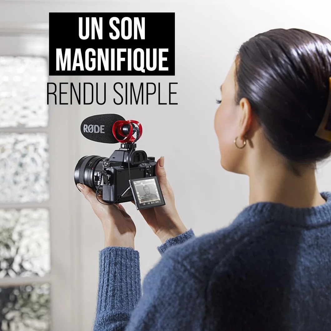 RØDE VideoMicro II Micro-canon ultra-compact sur caméra pour enregistrement audio de haute qualité avec un appareil photo ou un appareil mobile