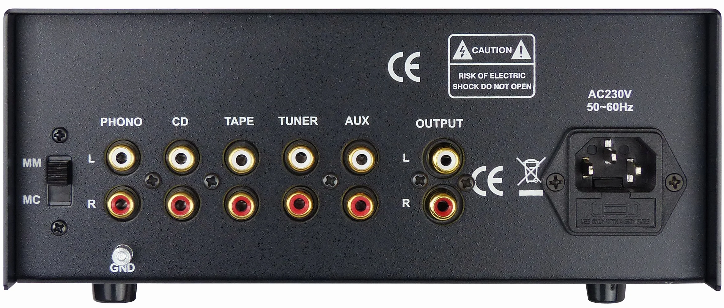 Dynavox TPR-3 VT-100 Amplificateur intégré à Lampe AUX Argent
