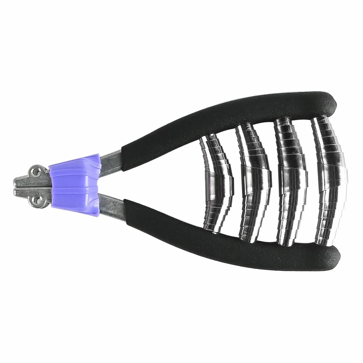 Pince de démarrage à 4 Ressorts pour Cordage de Raquettes de Tennis et de Badminton 7,5 x 14 cm Noir