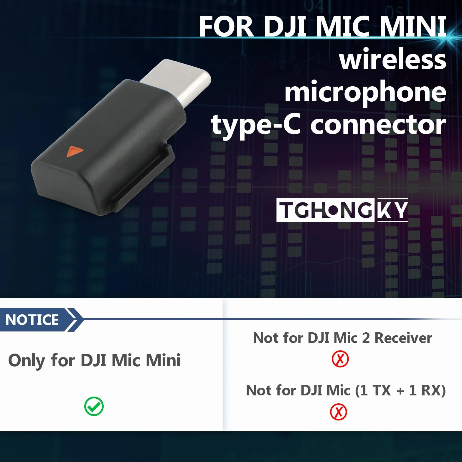 Adaptateur pour DJI Mic Mini Type-C