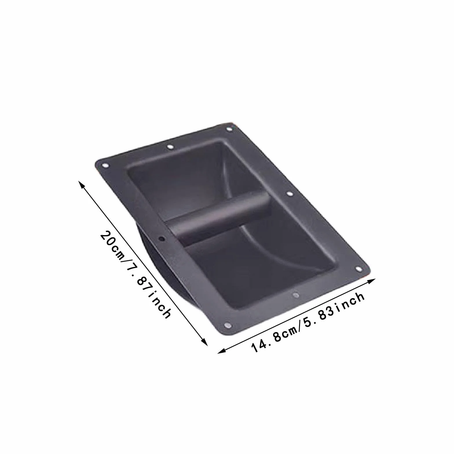 predolo Ensemble de 2 Poignées pour Haut-Parleurs Encastrés, Poignée de Haut-Parleur Audio Encastrée, Accessoires de Transport, pour Transporter Vos Enceintes Toute Confiance, S