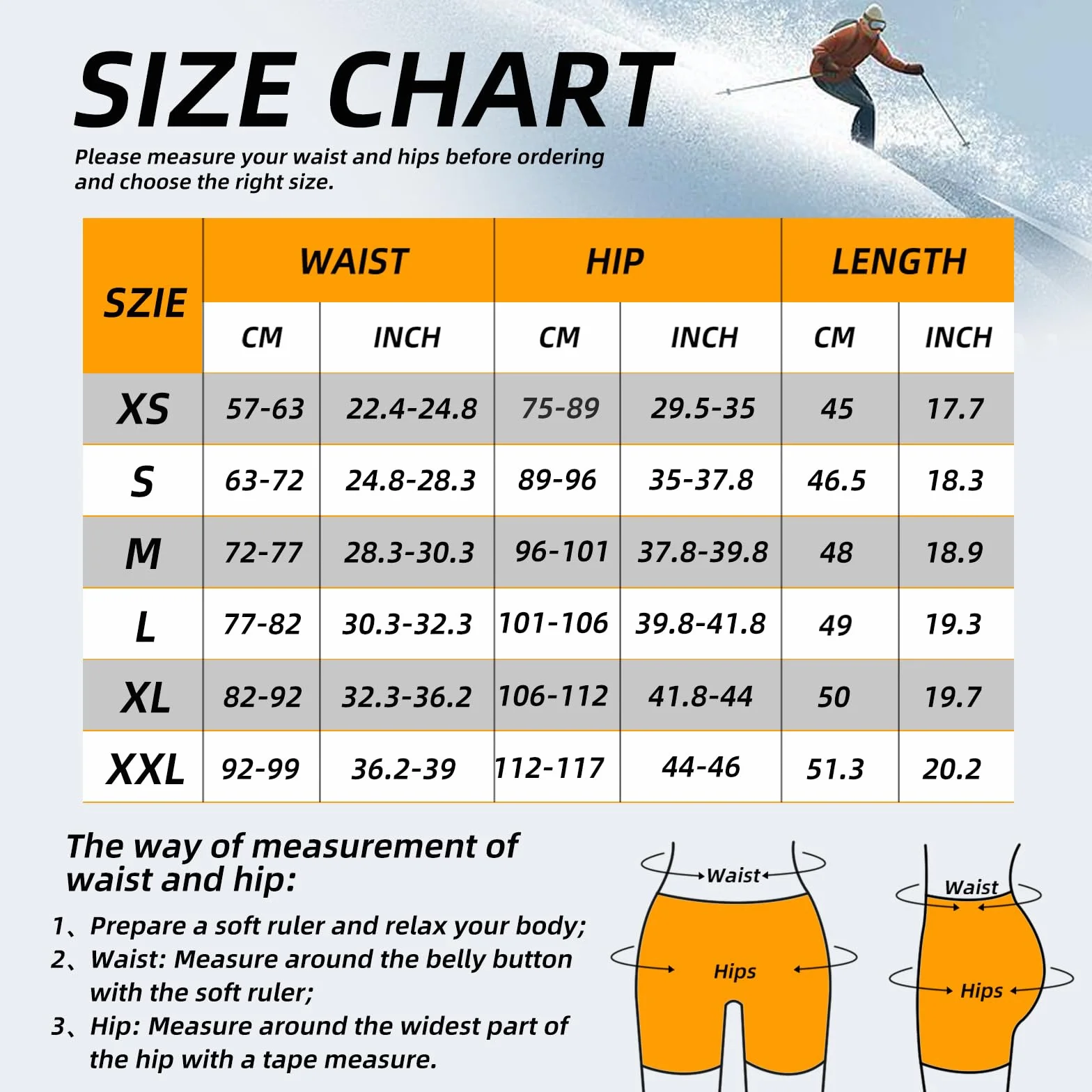 Cienfy Short de Protection 3D rembourré en EVA pour Ski Patinage Snowboard Skateboard
