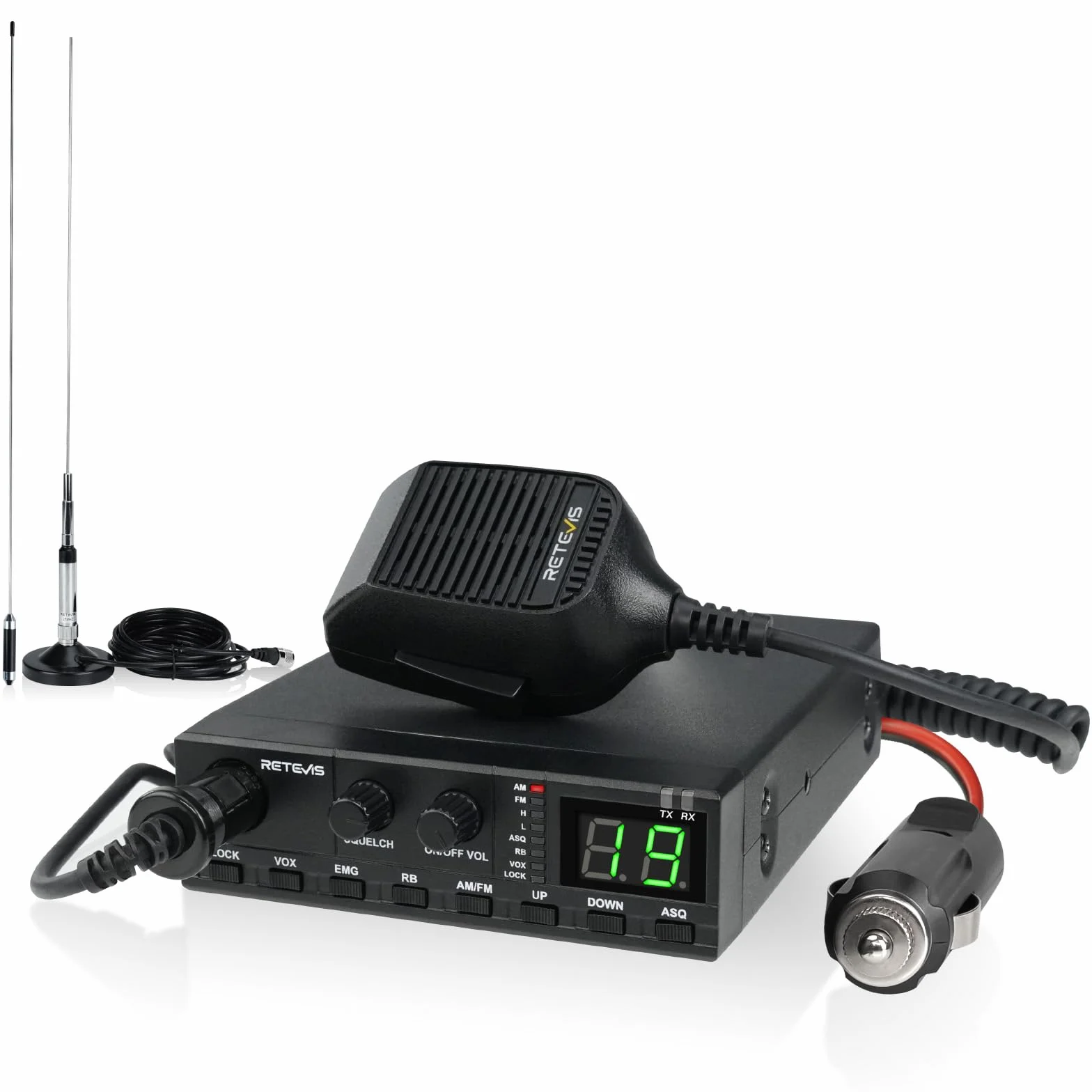 Retevis MB62 Radio Mobile AM/FM VOX Camionneurs