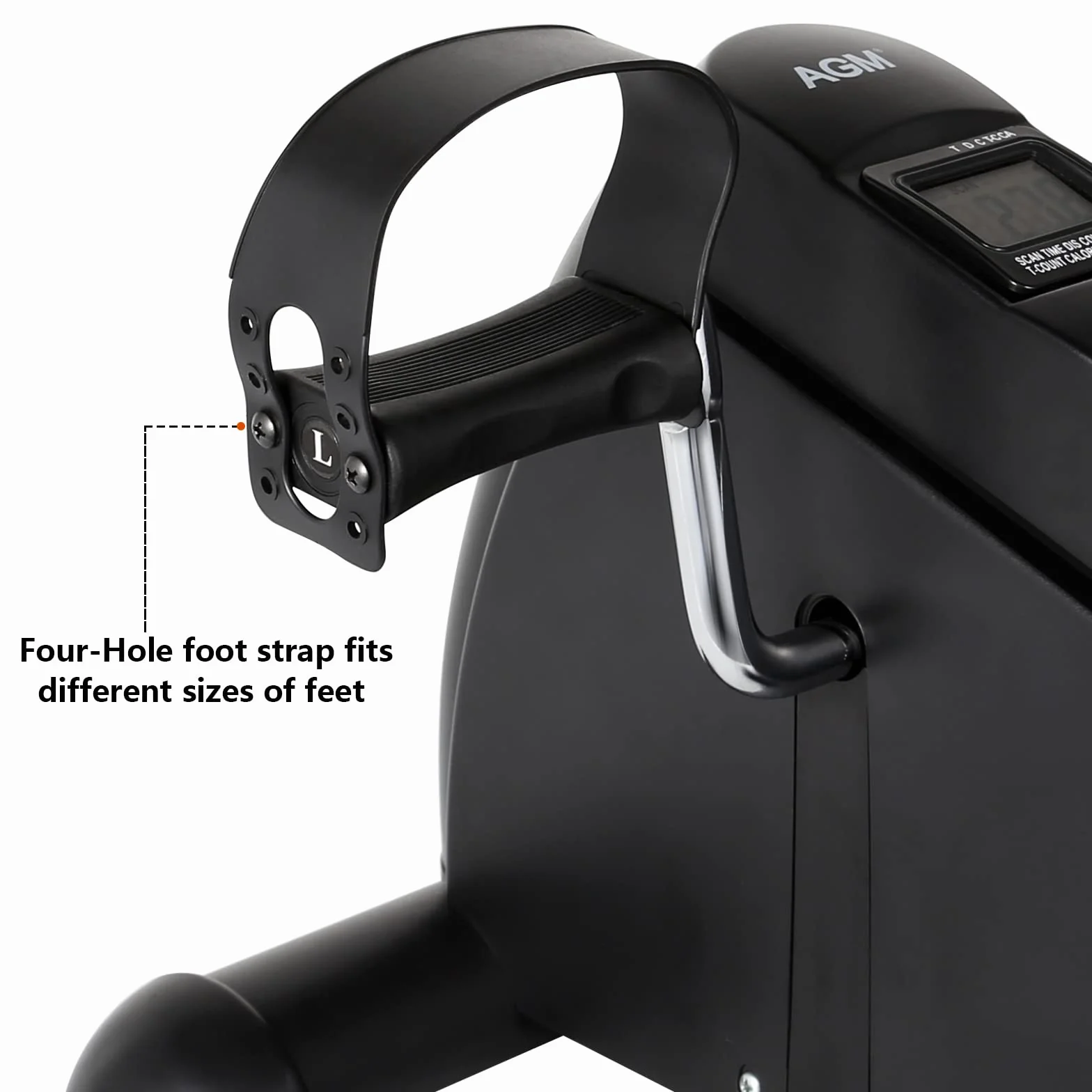 AGM Vélo d'Appartement Pliable Pédalier Résistance Réglable Ecran LCD pour Jambes et Bras