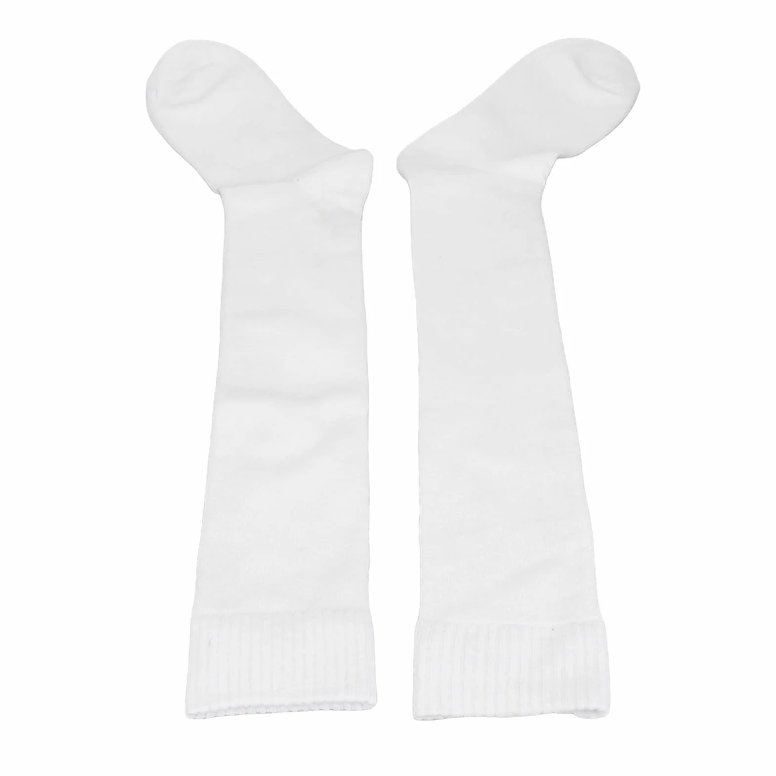 Chaussettes d'escrime Respirantes en Coton Ock Blanches pour Entraînement (M)