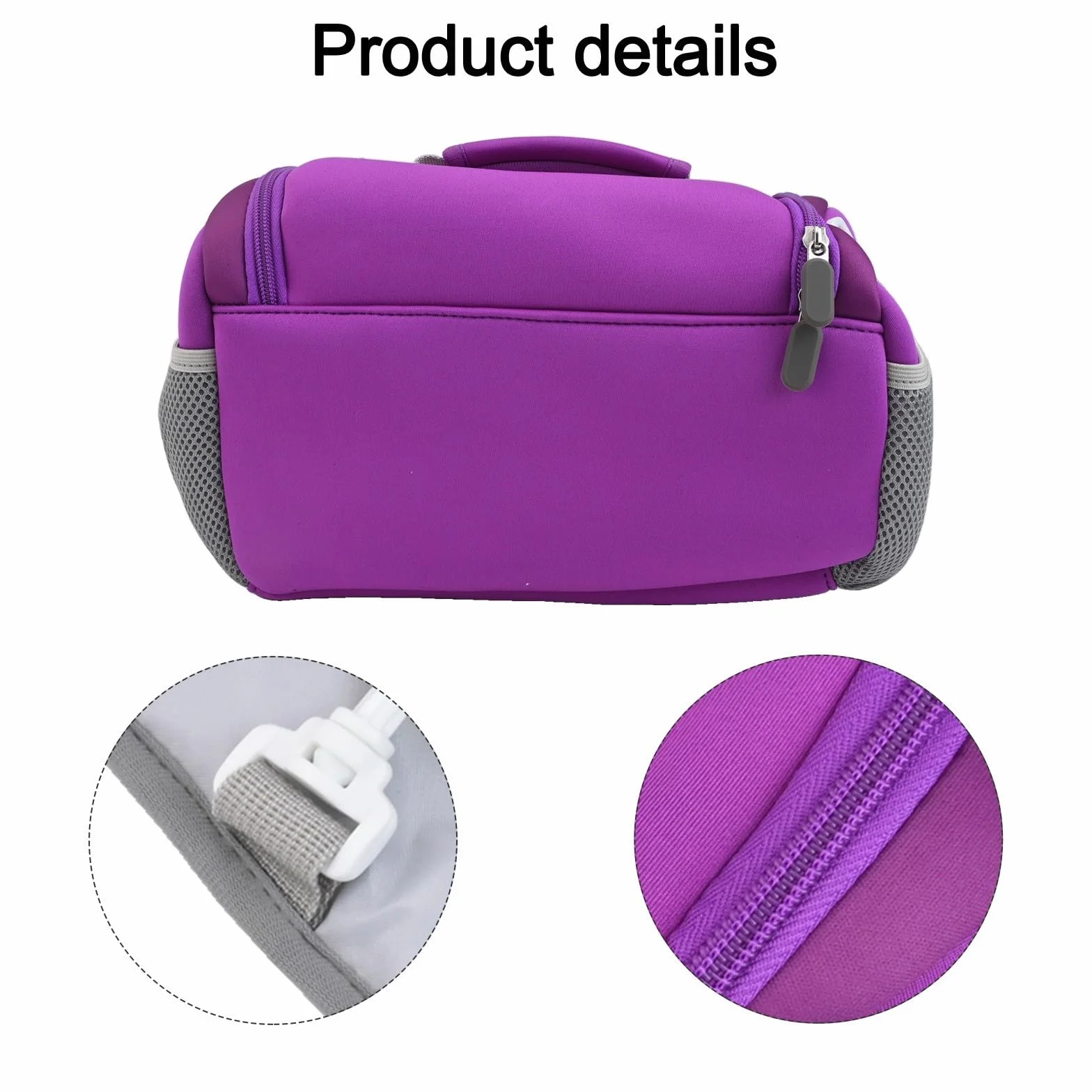 Sac de voyage en nylon pour lecteur audio Toniebox et accessoires, Keep Everything Together (gris)