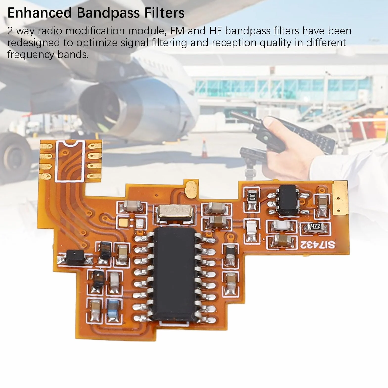 Quansheng UV K6 UV K5 Module de Modification Radio 2 Voies avec Puce SI4732, Carte Souple FPC 0,12 mm