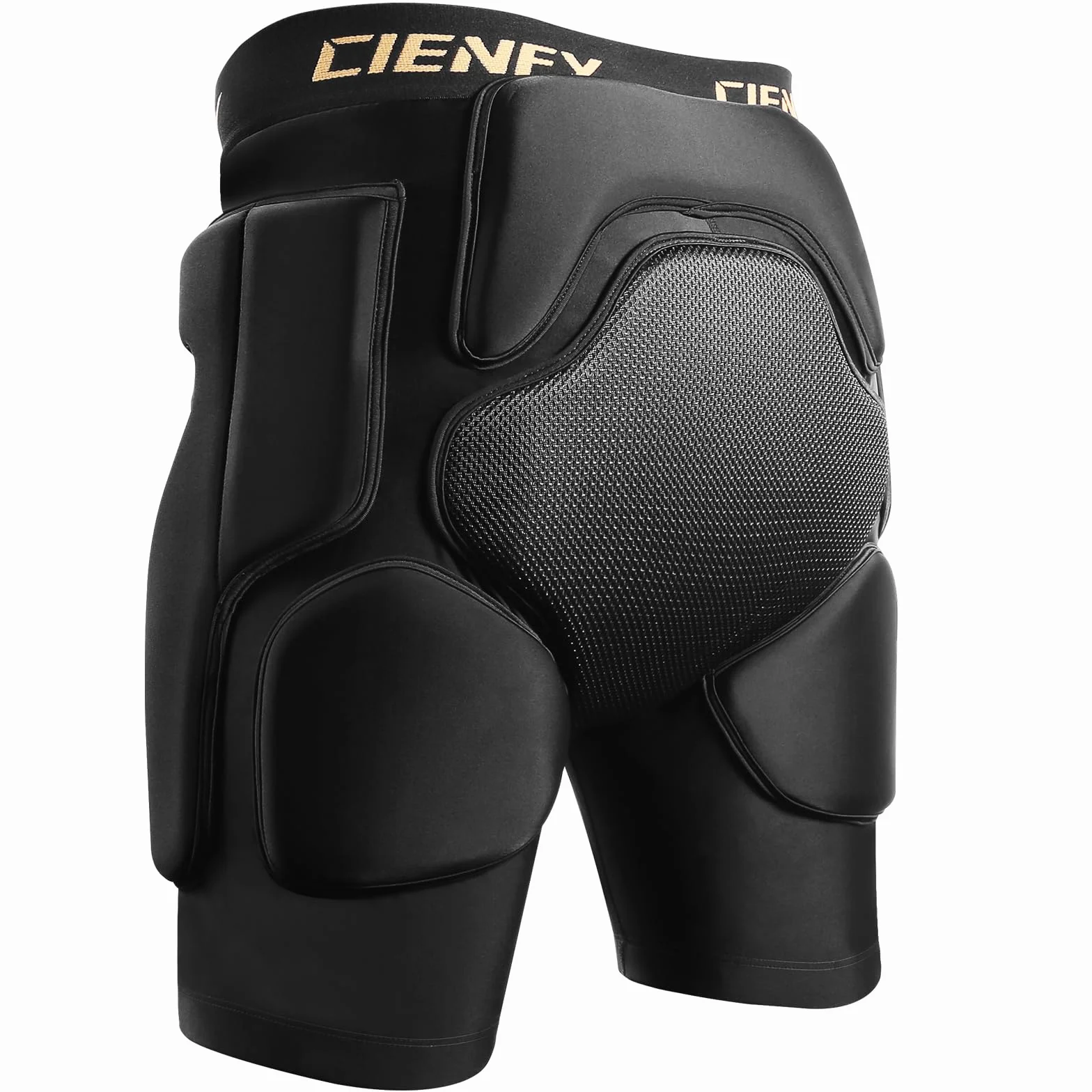Cienfy Short de Protection 3D rembourré en EVA pour Ski Patinage Snowboard Skateboard