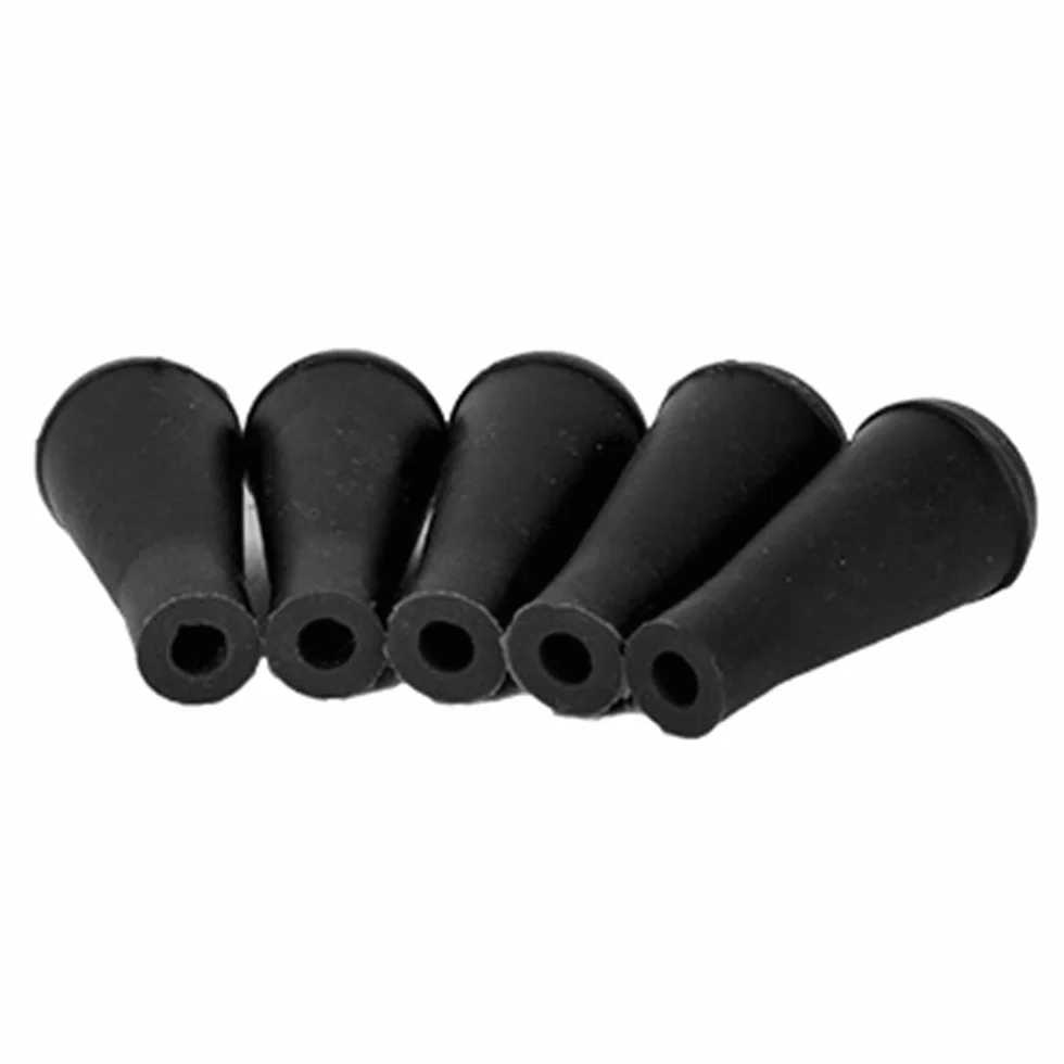 MiOYOOW Pointe de Flèche en Caoutchouc 6mm, Lot de 12 Embout de Flèche Léger Antichoc pour Tir à l'arc