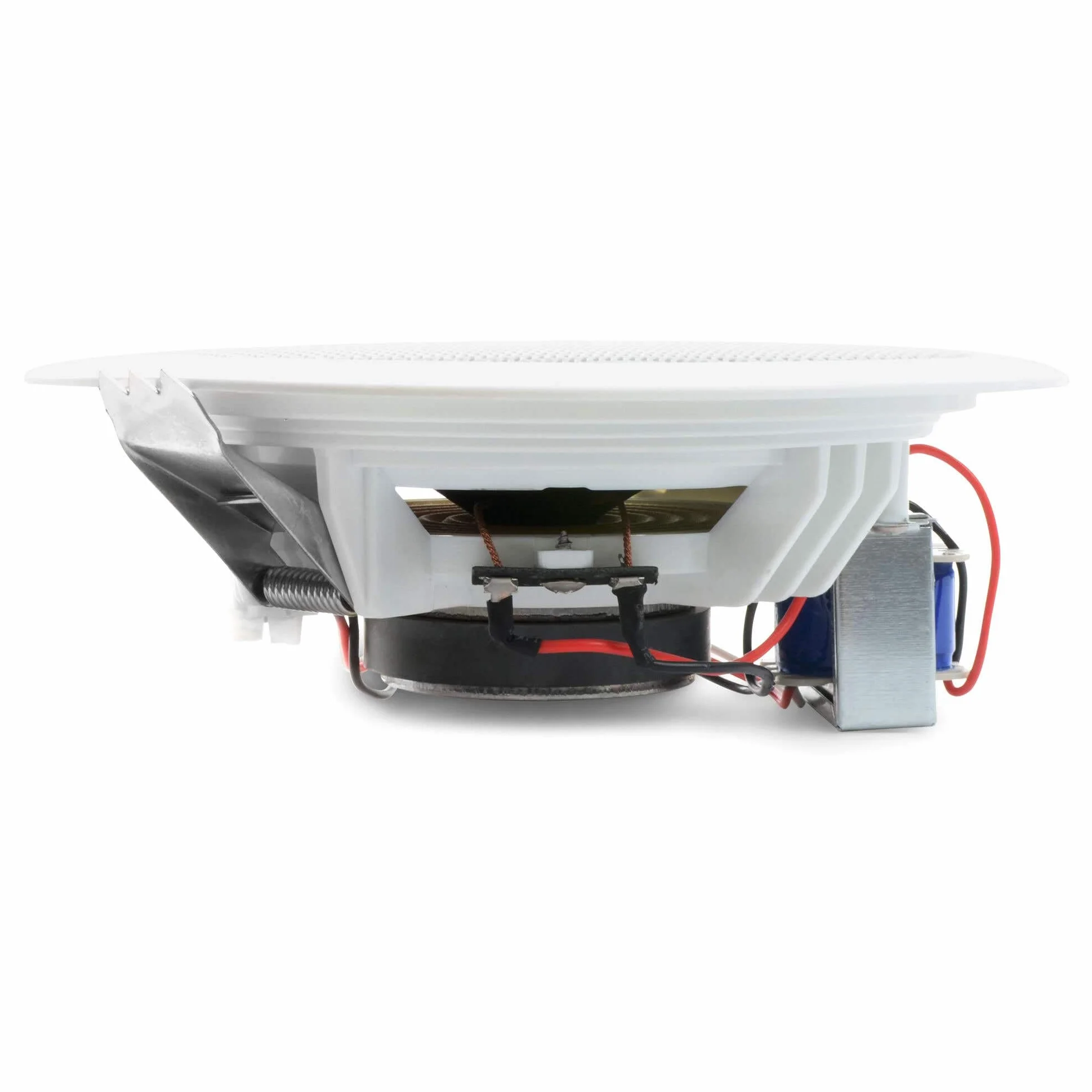 Power Dynamics Système Audio 100V avec Haut-Parleurs de Plafond CSPB5 et Amplificateur PDM25 Bluetooth FM USB Câble 50m