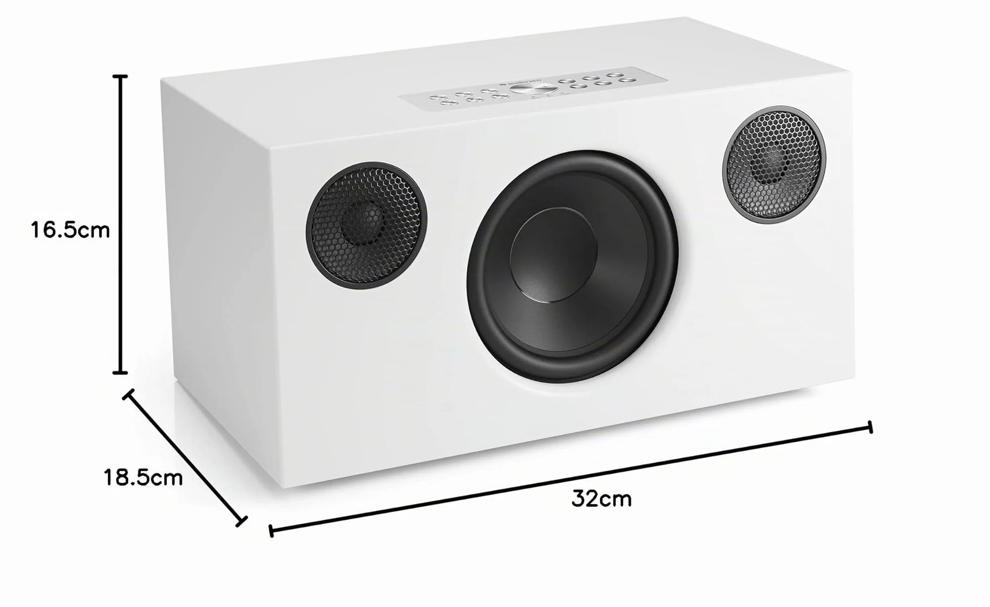 Audio Pro C10 MkII - Enceinte Portable Multiroom avec Bluetooth - Smart Speaker sans Fil avec Contrôle par Application & Spotify, AirPlay & Chromecast - Blanc