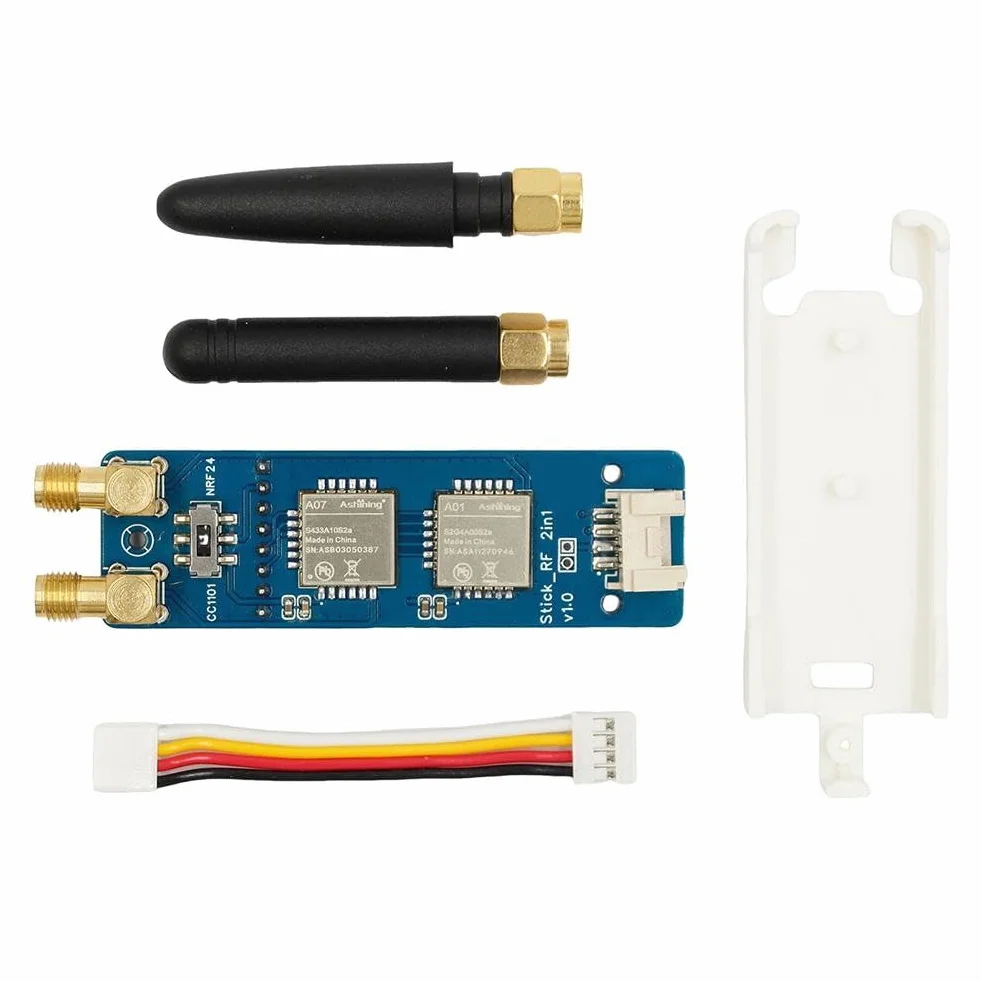 Module RF 2 en 1 pour M5Stack M5StickC PLUS2 ESP32 Compact IoT CC1101 NR F24 avec coque