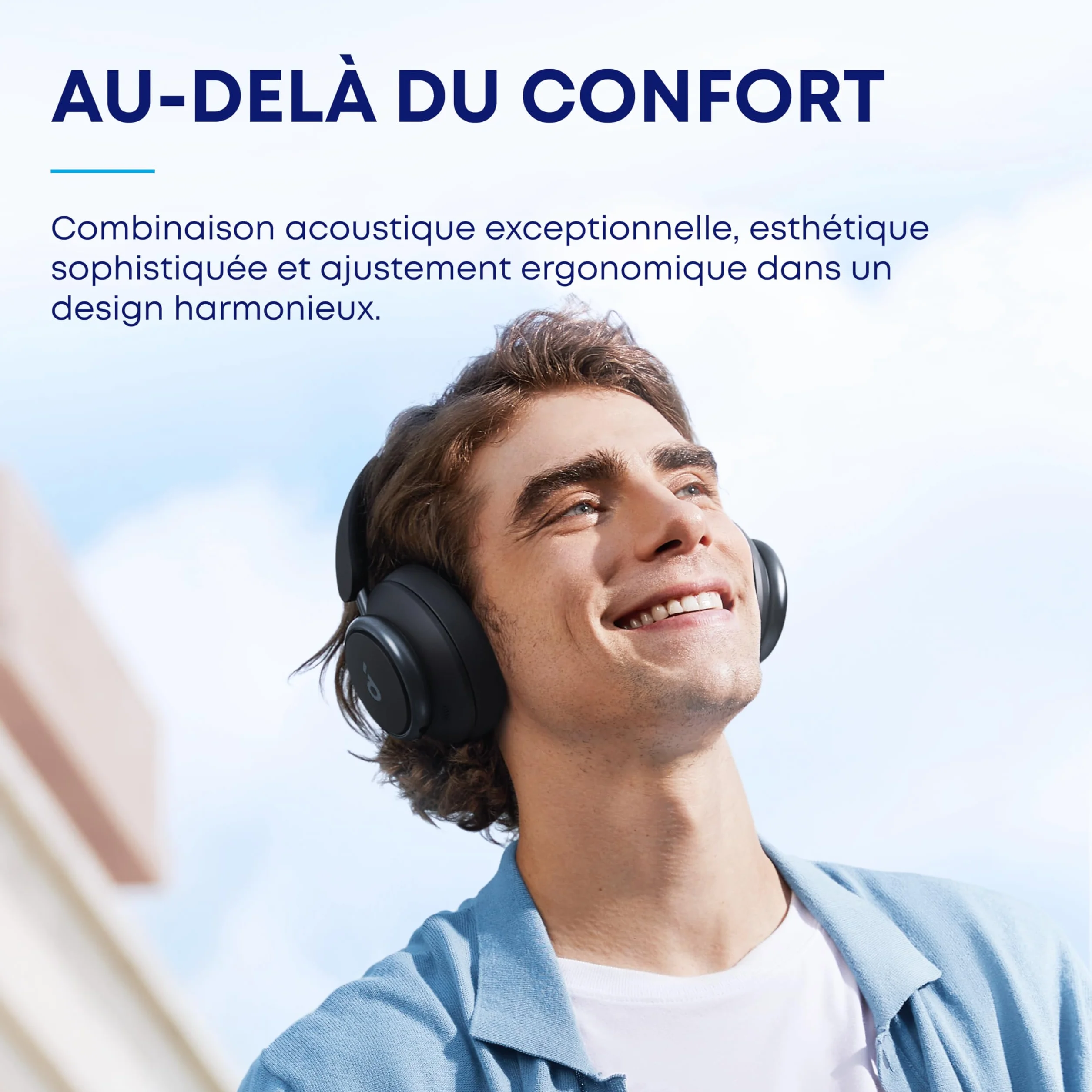 Soundcore by Anker Space Q45, Casque à Réduction Active du Bruit Jusqu’à 98%, 50 Heures d’Autonomie, Audio sans Fil LDAC Hi-Res, Ajustement Confortable, Appels Clairs, Bluetooth 5.3